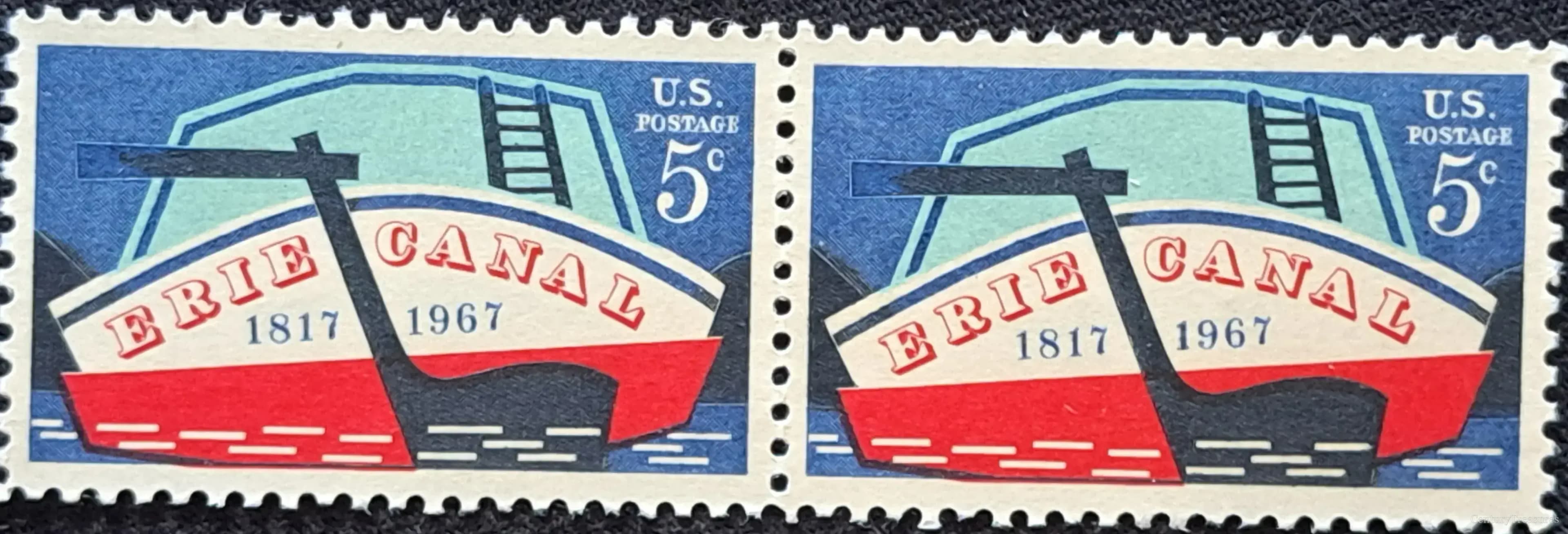 Erie Canal Sesquicentennial Commemorative Pair