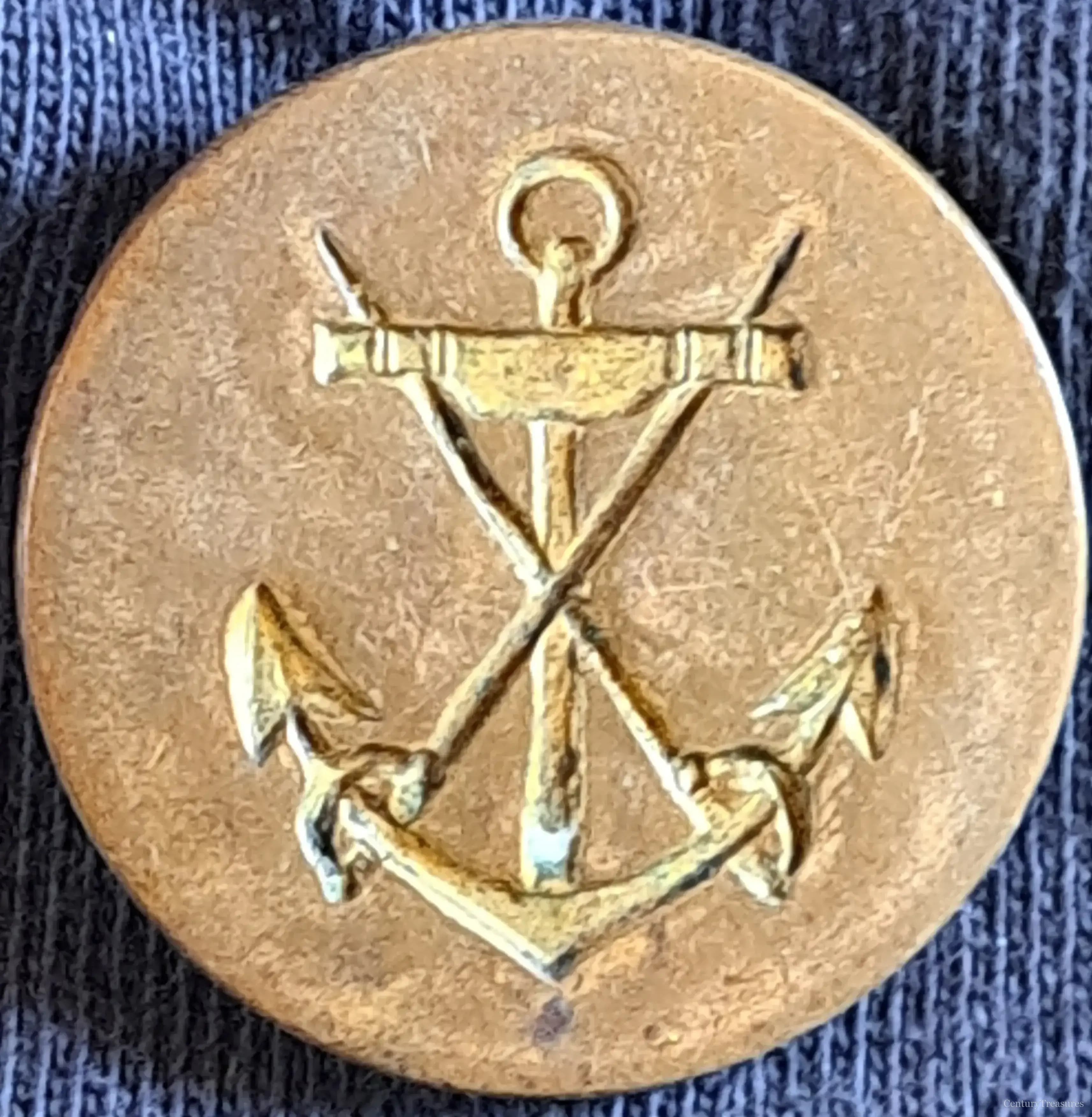 Unidentified Naval Button