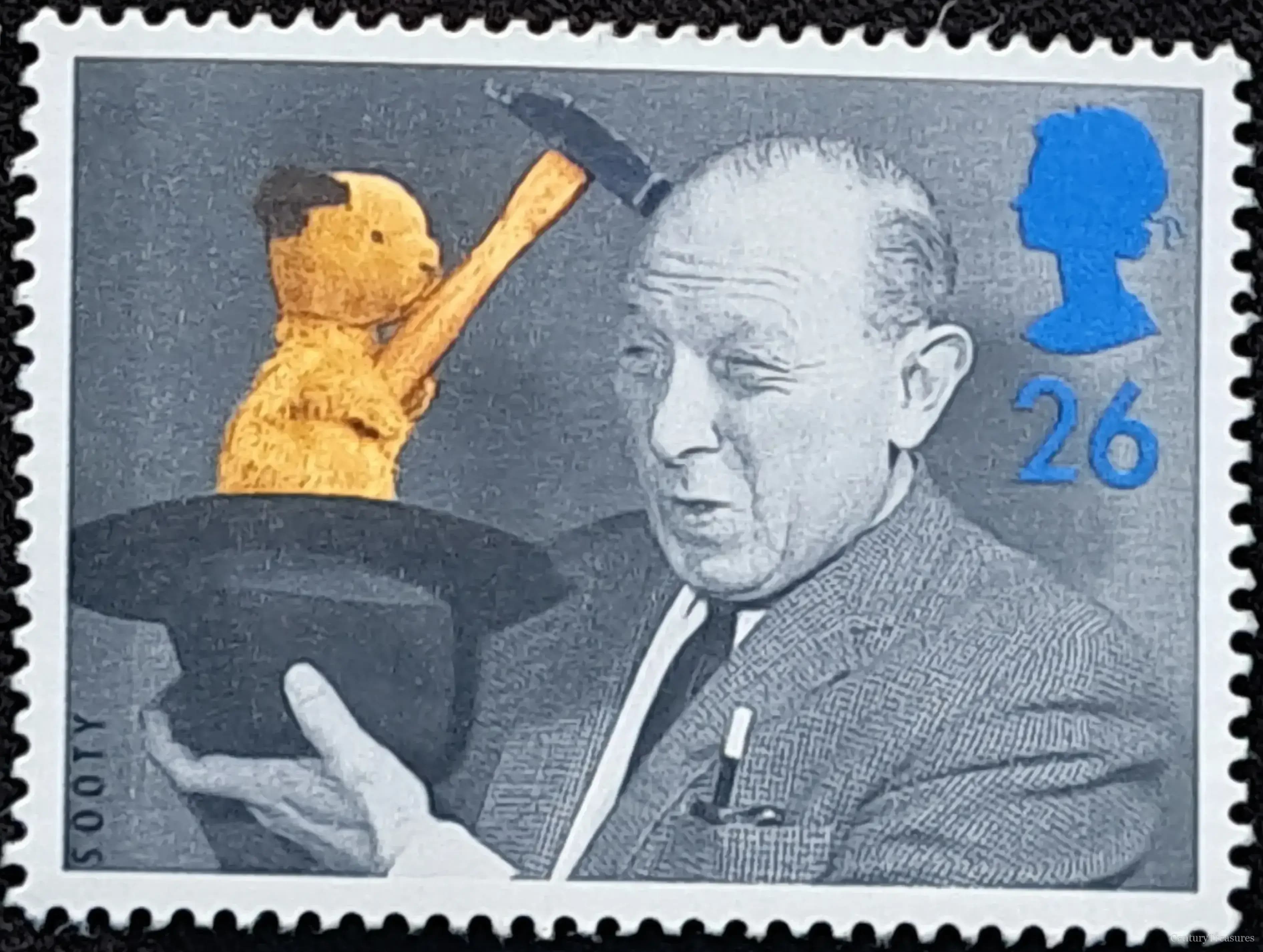 Royal Mail Sooty and Harry Corbett Stamp