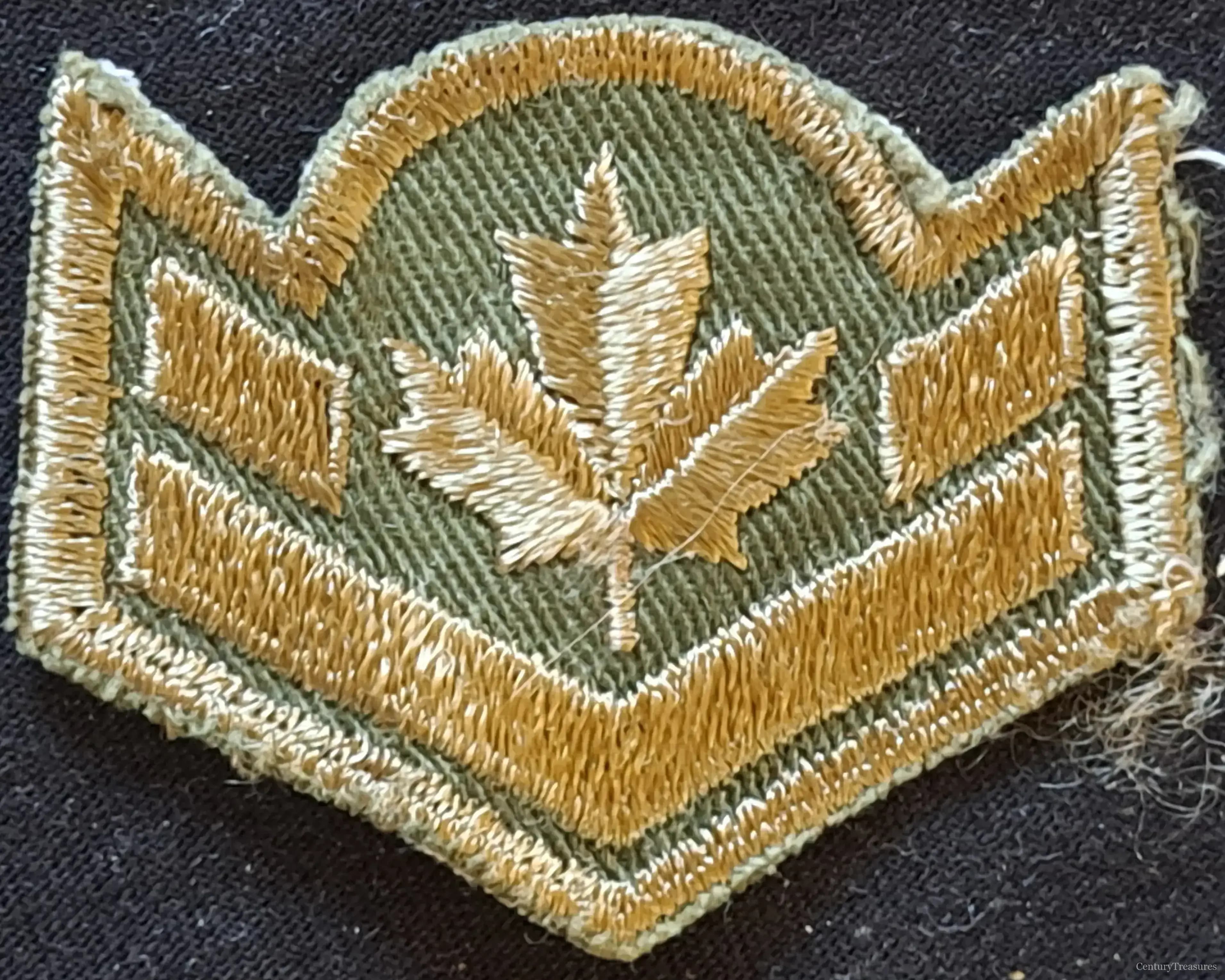 Canadian Armed Forces Master Corporal Embroidered Rank Insignia