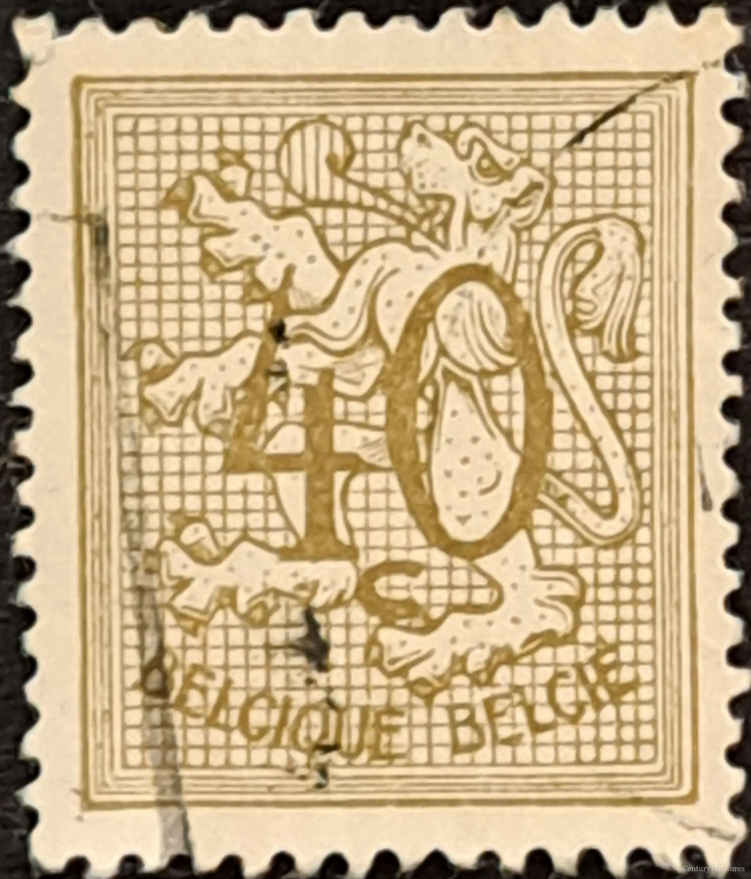 Mid-Century Bister Lion Definitive