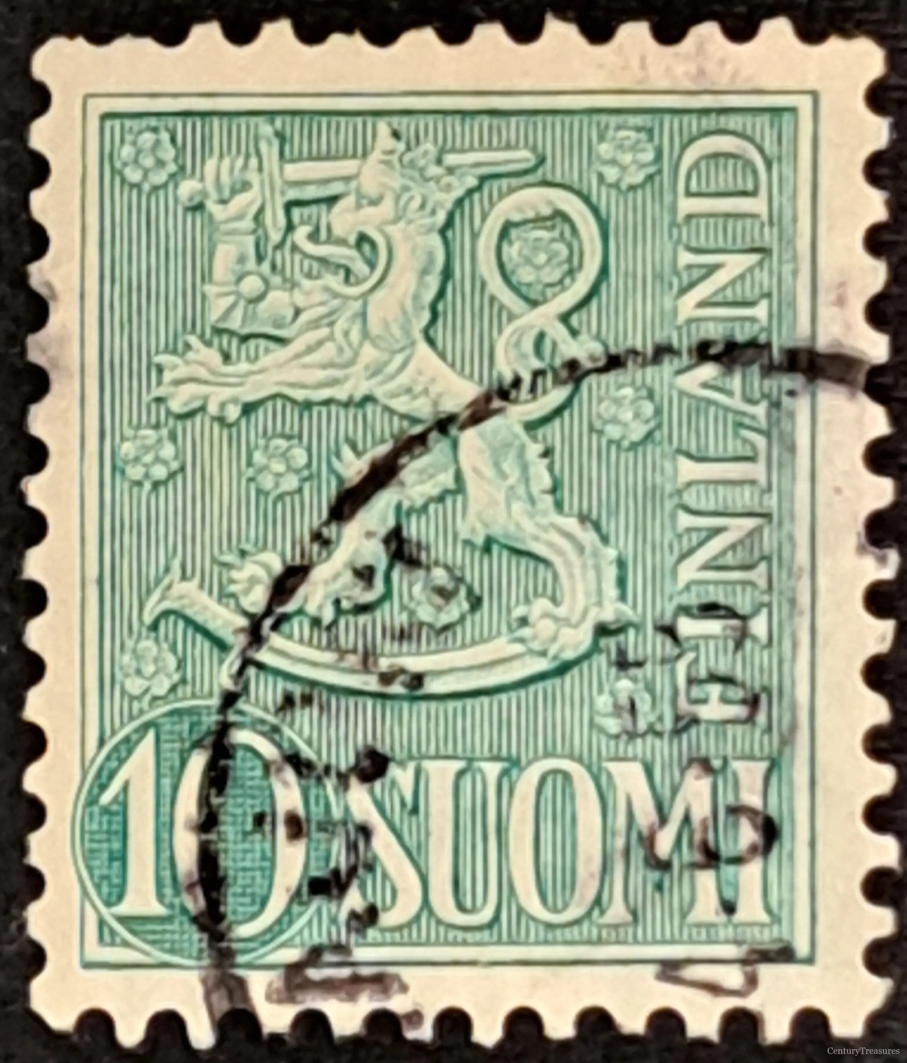 Emerald Heraldic Lion