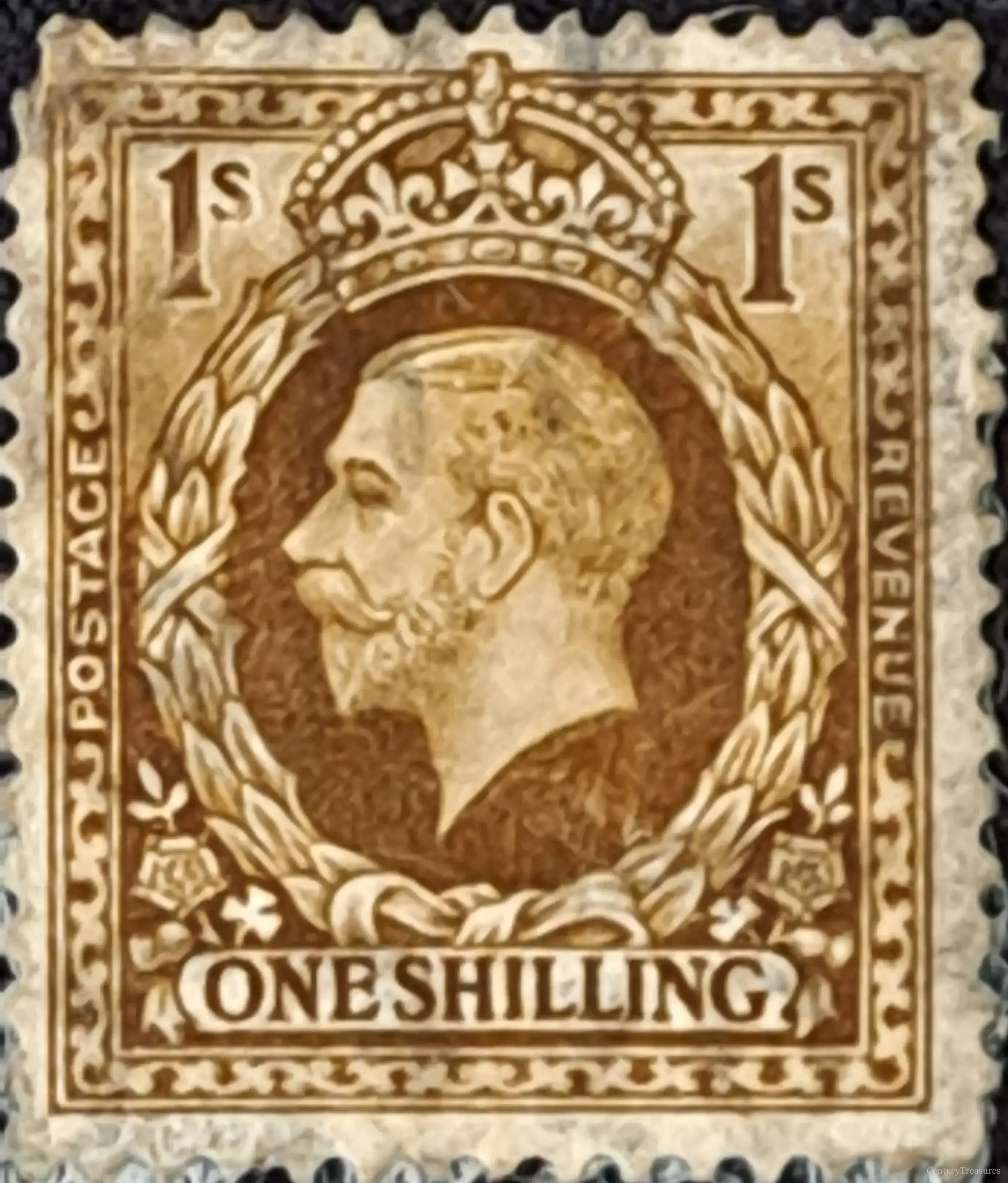 King George V One Shilling Definitive