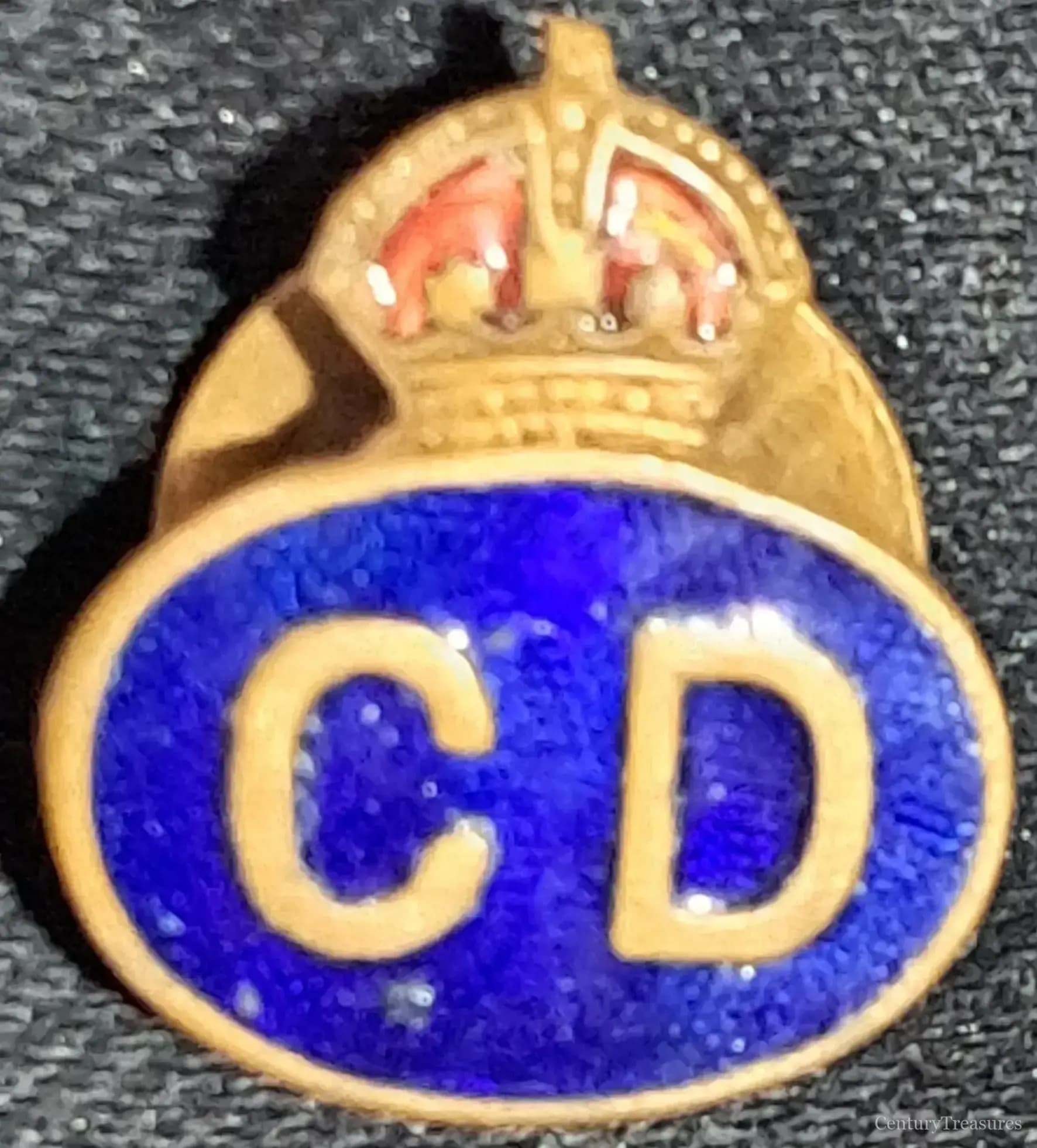 Civil Defence Lapel Badge
