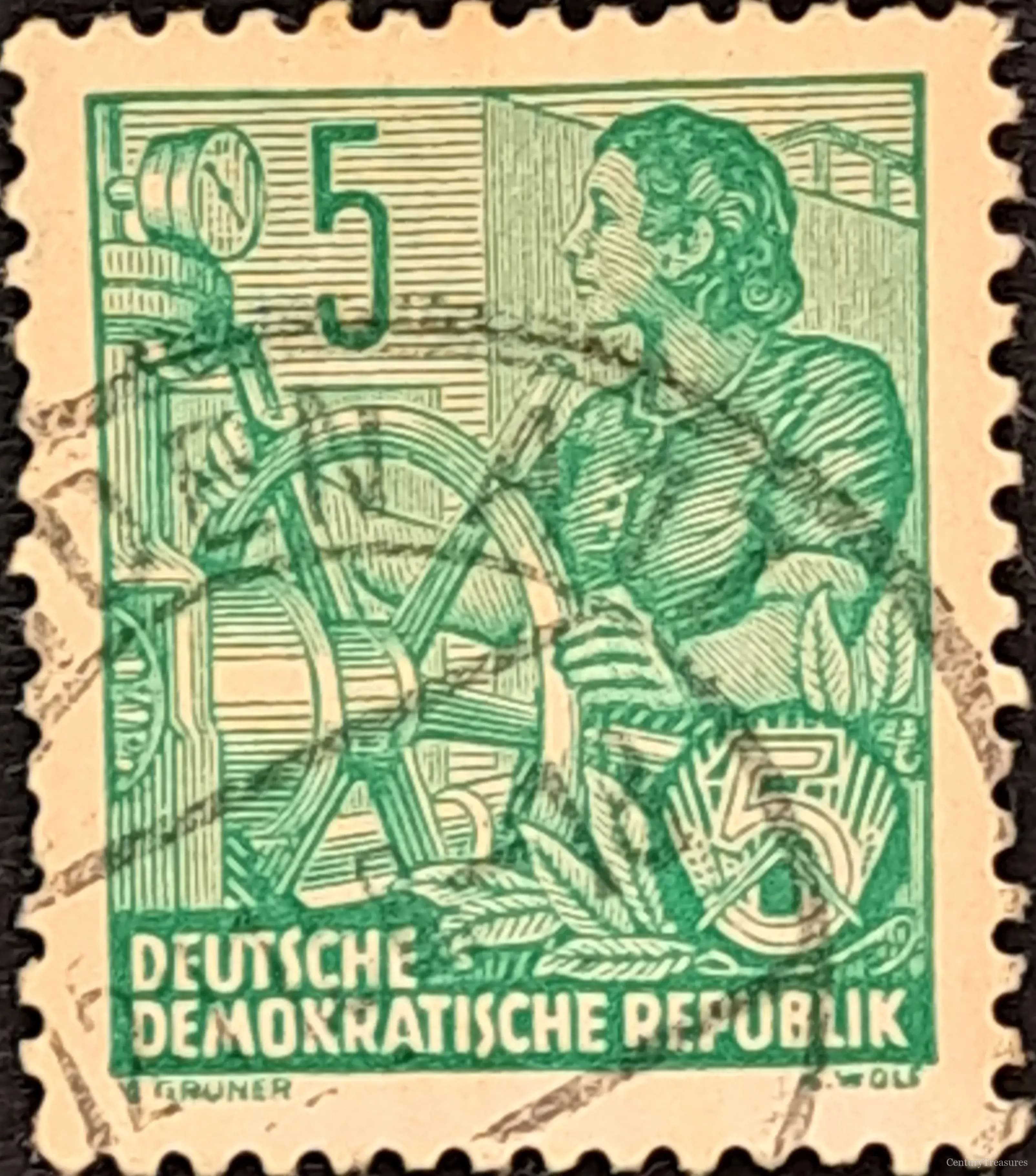 East Germany (DDR) The Pristine Steam Valve Helmsman