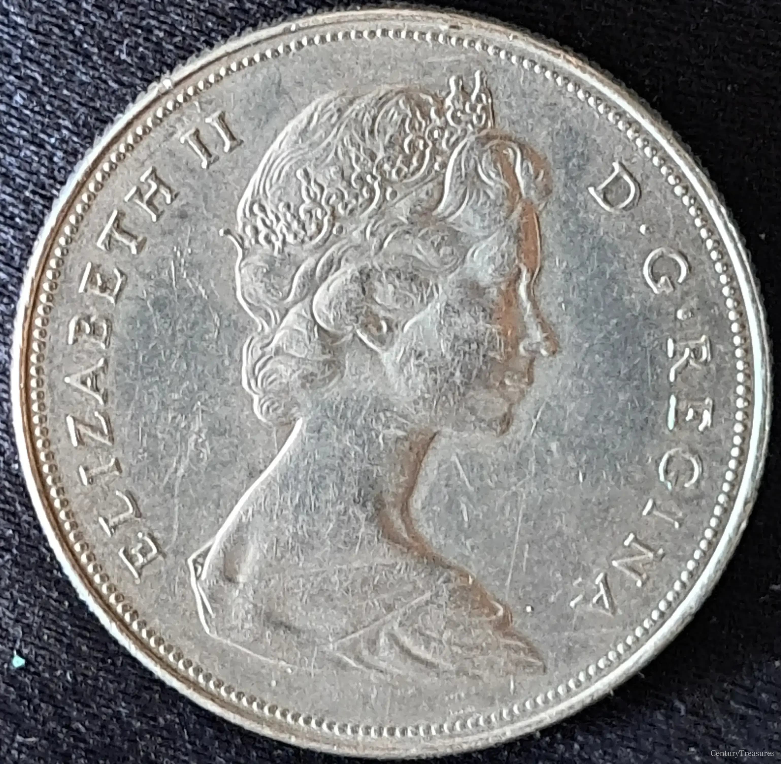 Canada 196x One Dollar Elizabeth II Voyageur