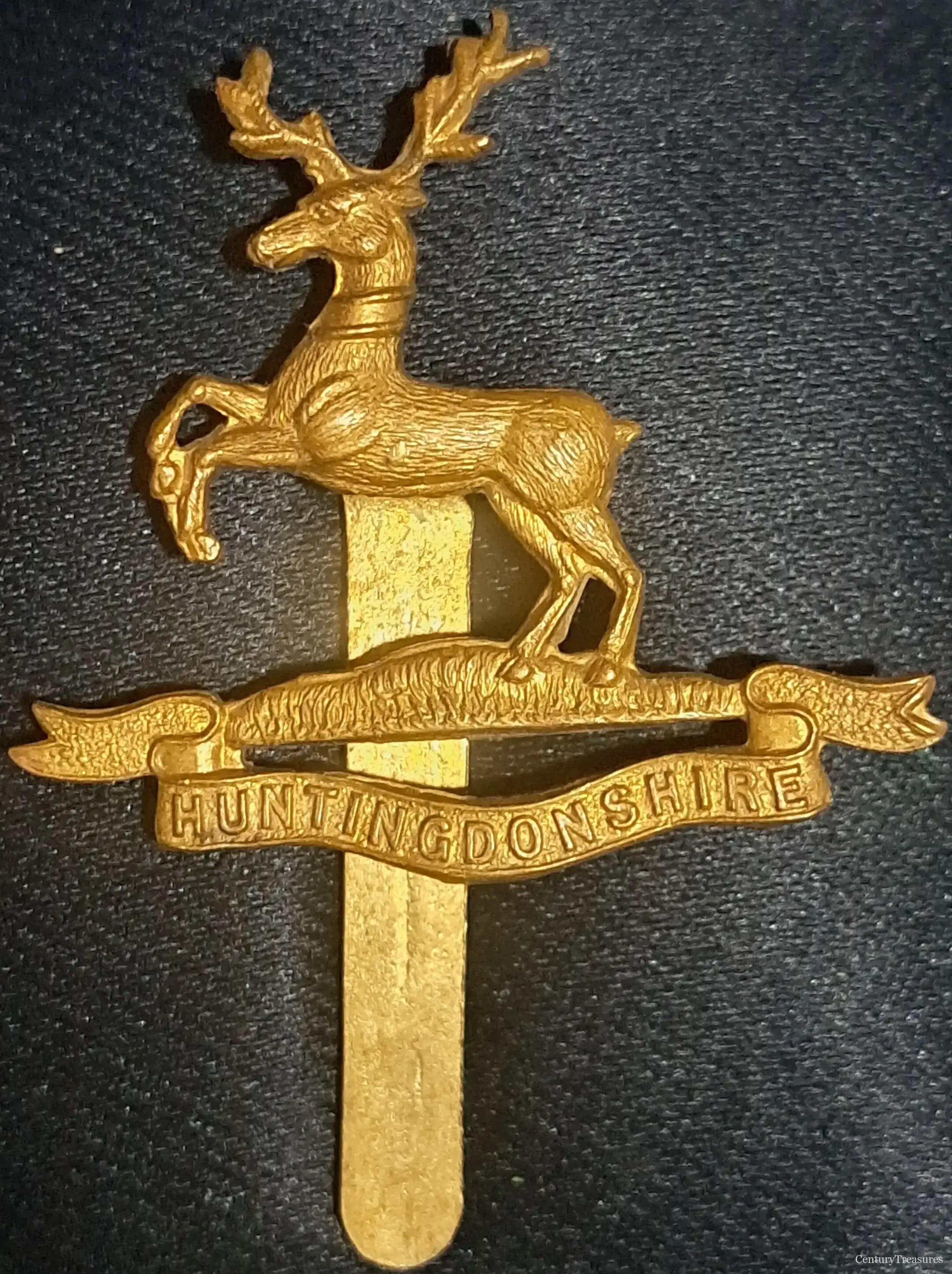 Huntingdonshire Regiment Cap Badge