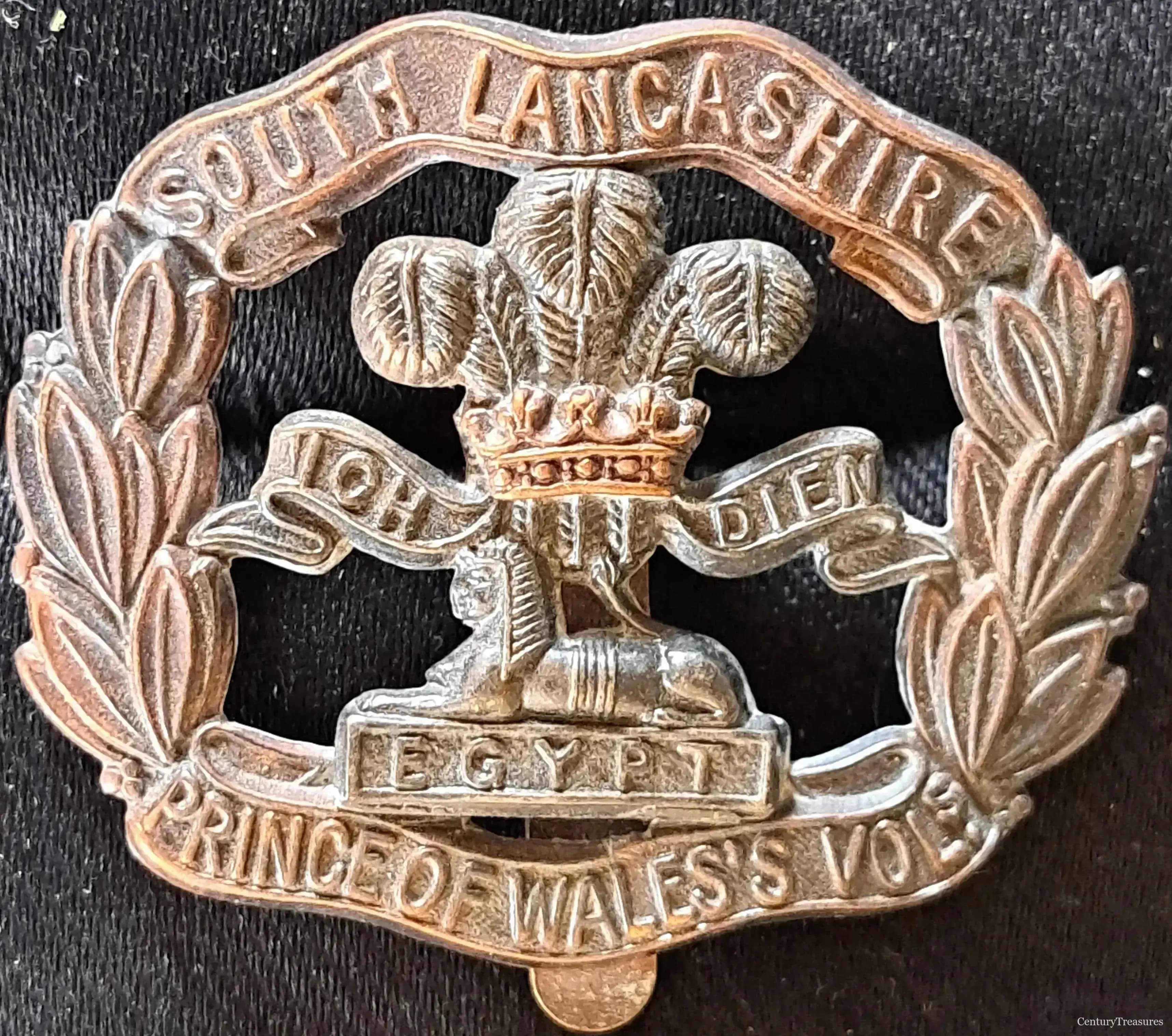 South Lancashire Regiment Bi-Metal Cap Badge