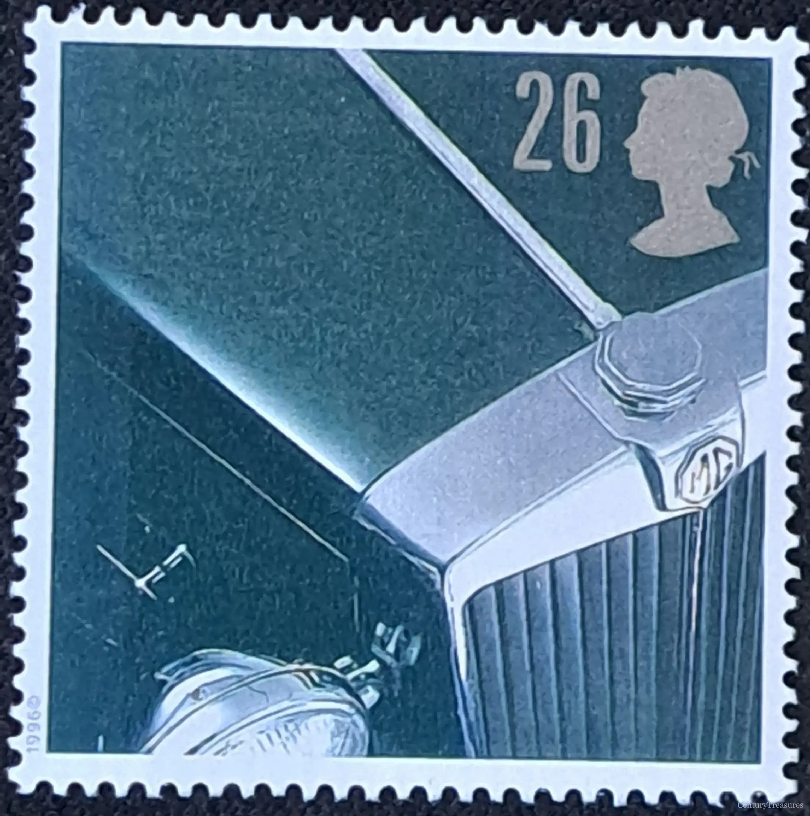 Royal Mail MG TD Sports Car Stamp