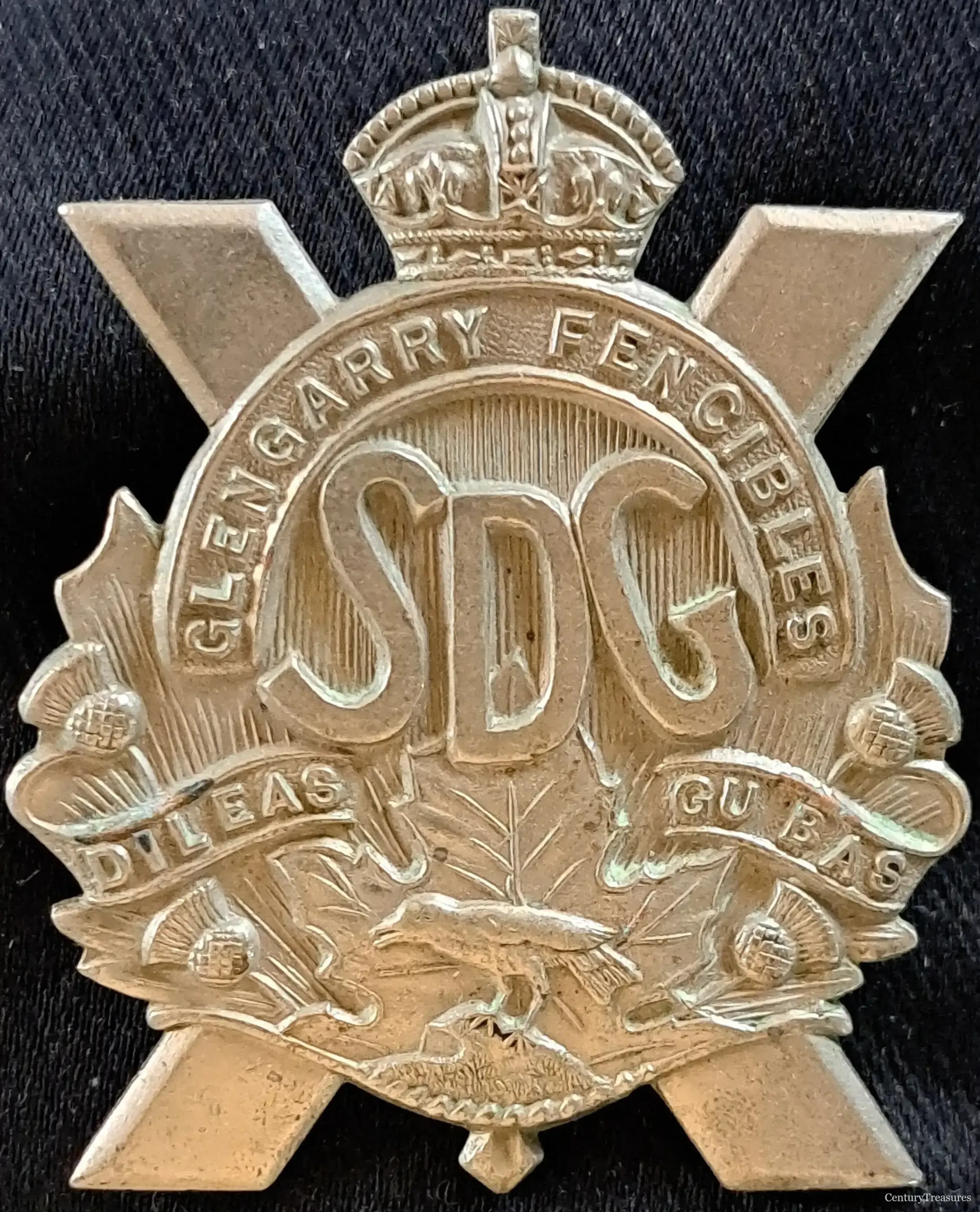 Glengarry Fencibles SDG Cap Badge