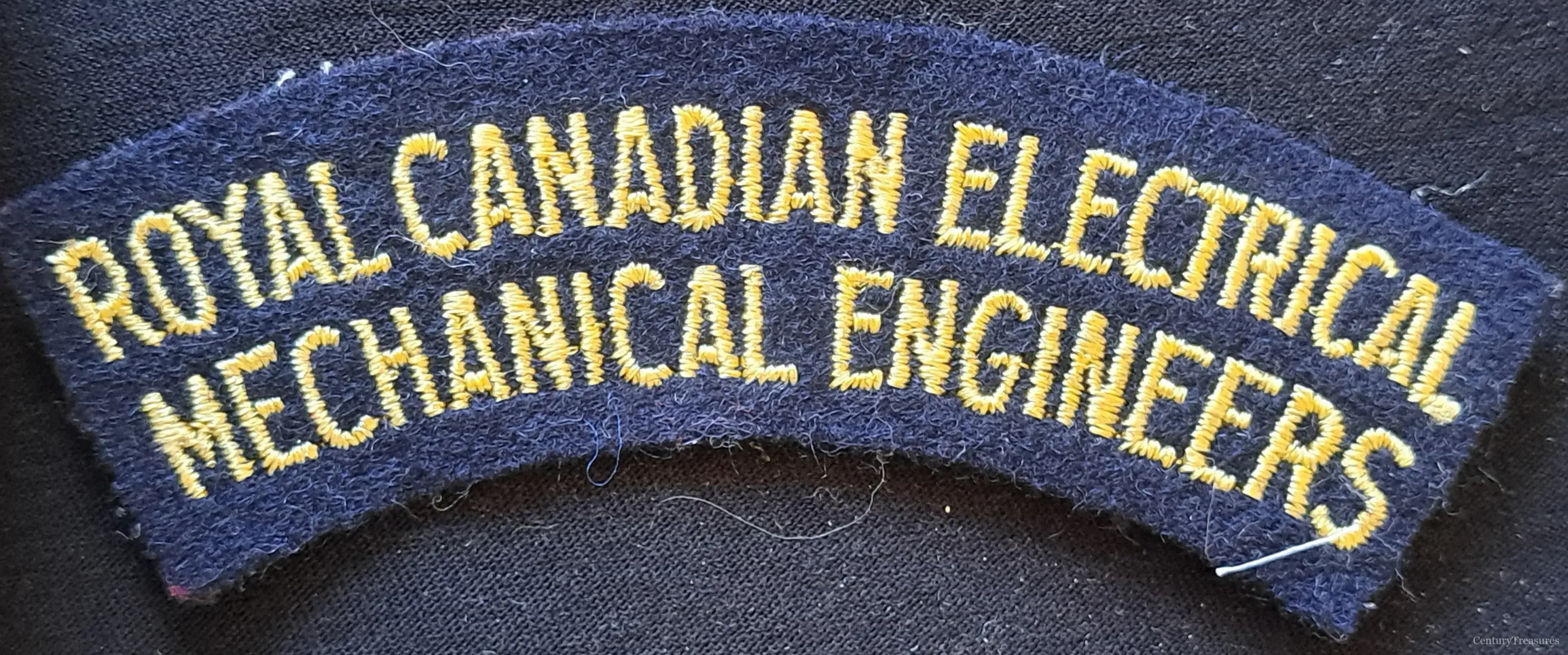 Royal Canadian Electrical Mechanical Engineers Shoulder Title