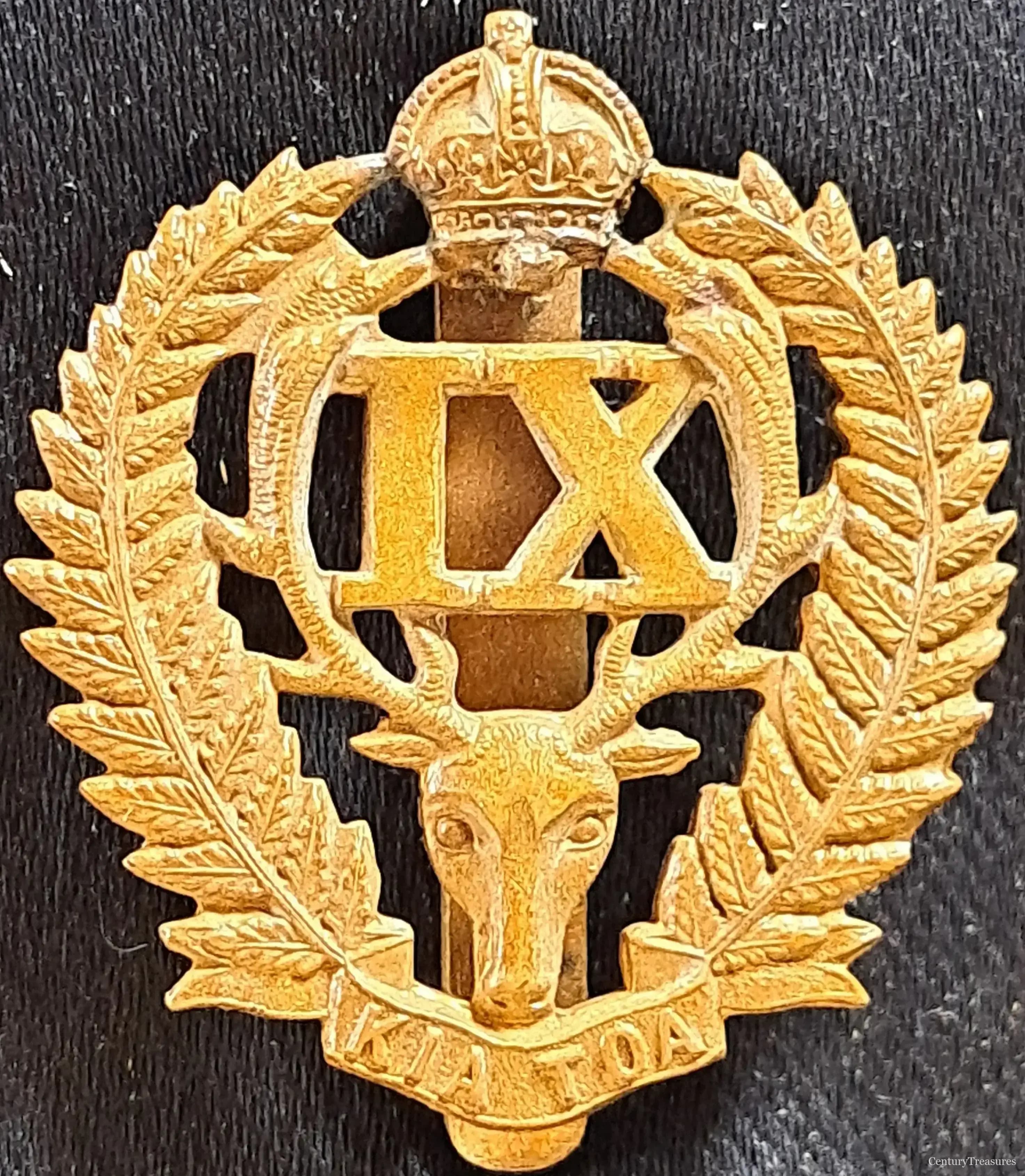 New Zealand 9th Rifles Cap Badge