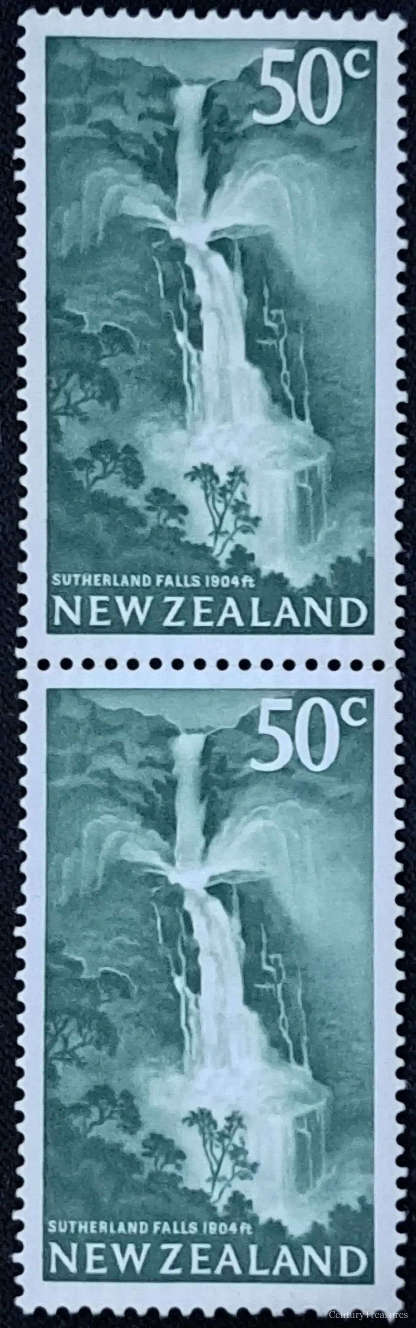 New Zealand Sutherland Falls Pair