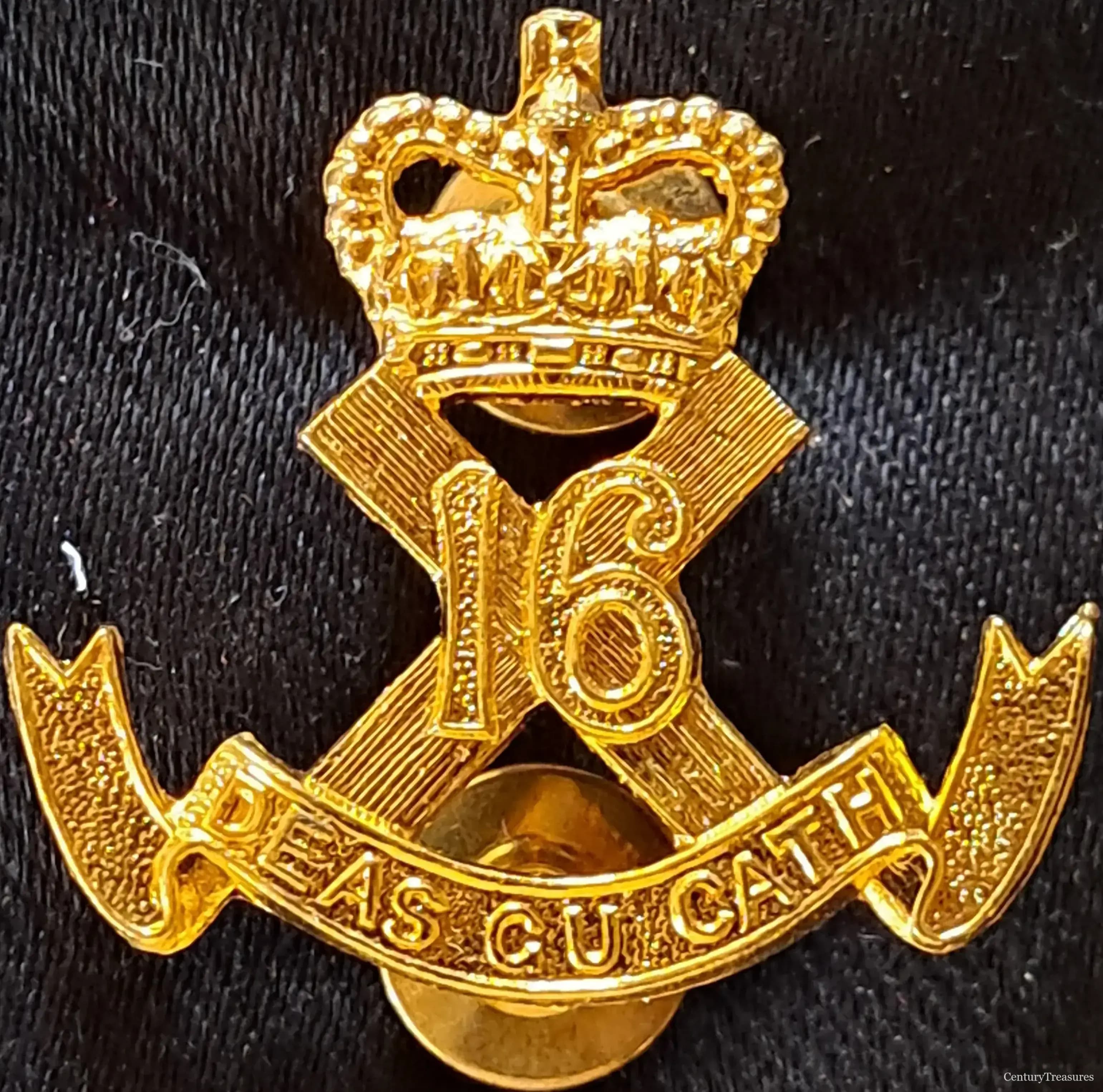 16th Battalion Canadian Scottish Collar Badge