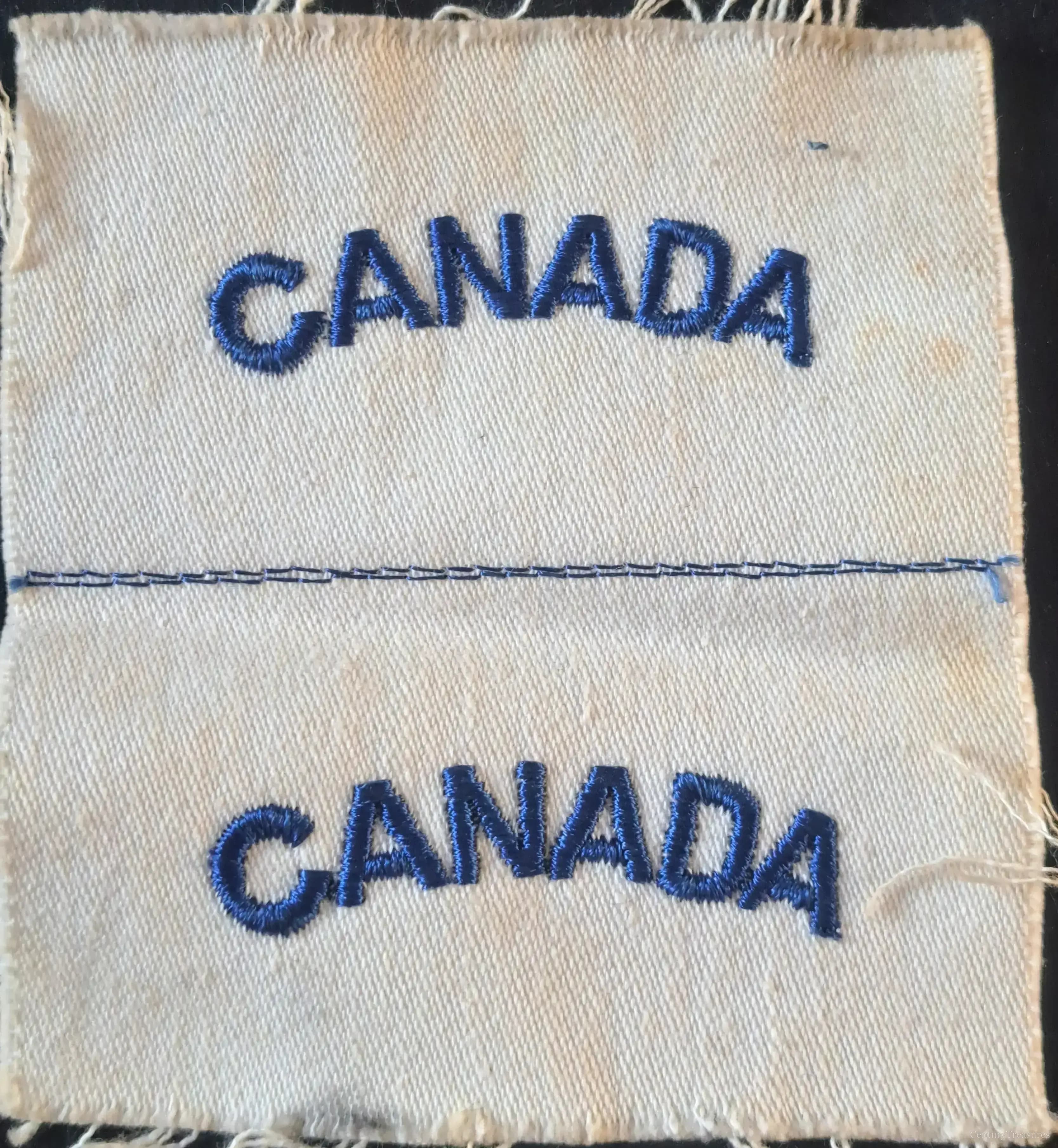 Canadian Forces Cloth Shoulder Flash Uncut Pair