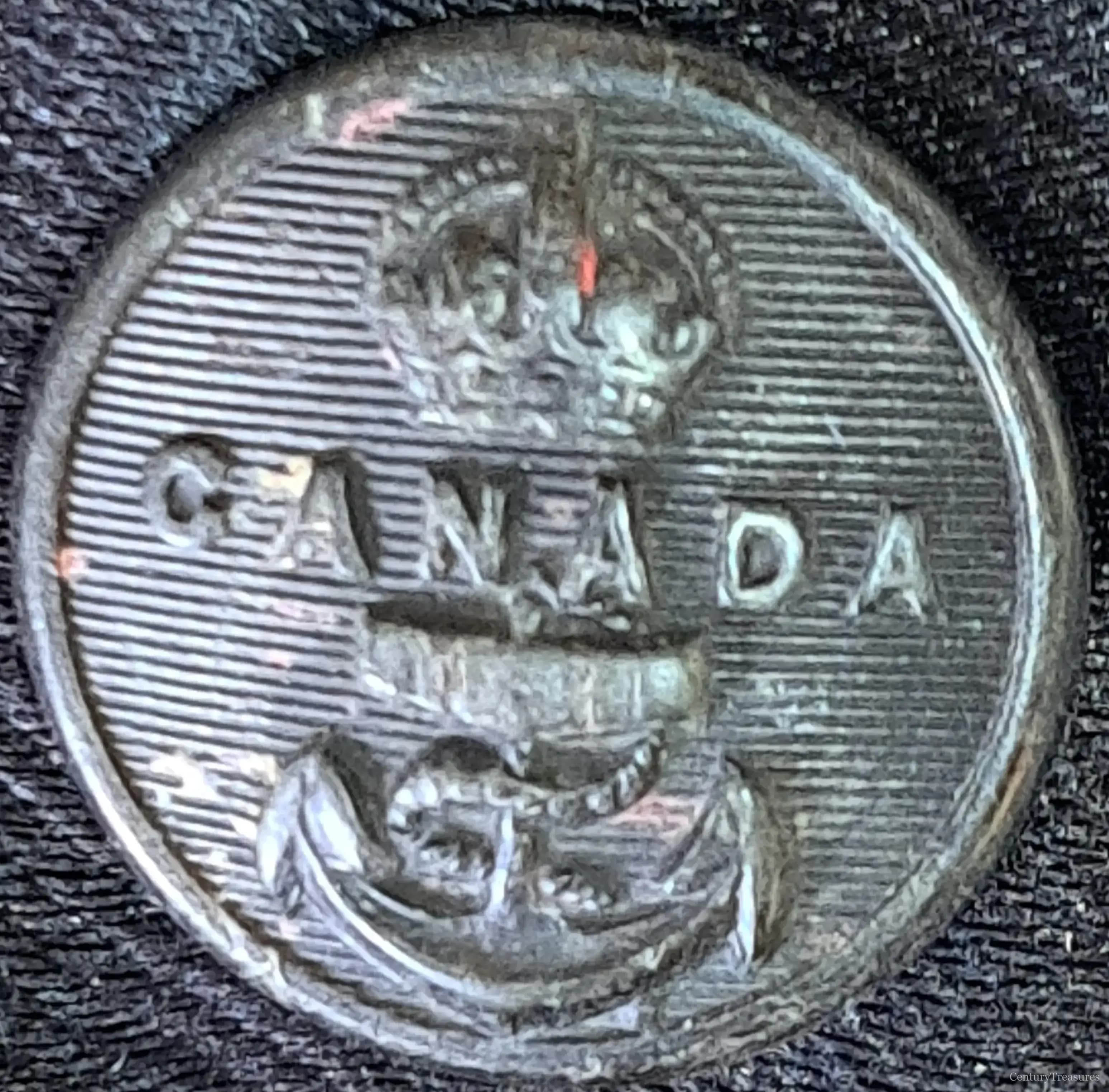 Royal Canadian Navy Uniform Button