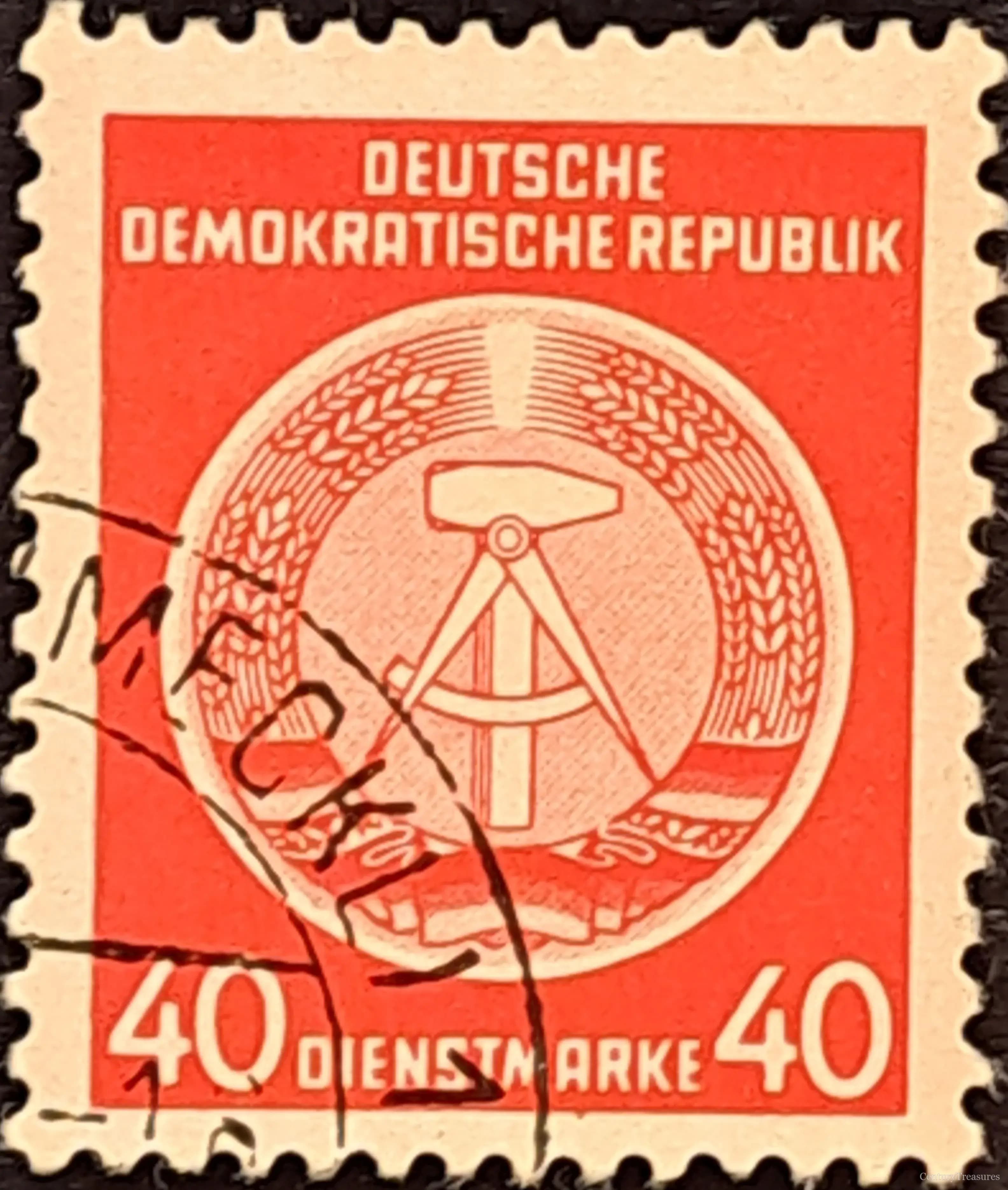 East Germany (DDR) Emblem of the German Democratic Republic
