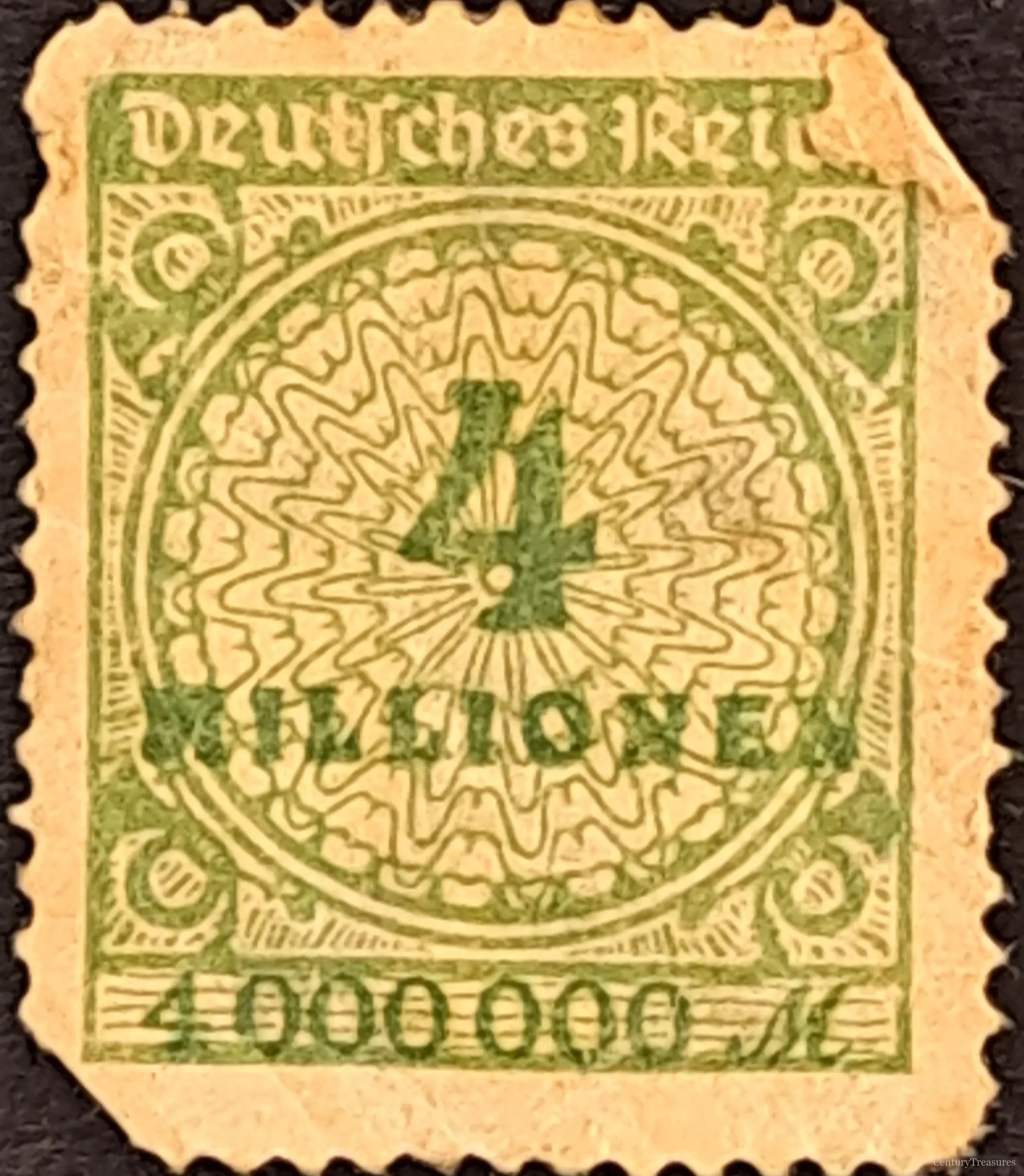 Weimar Hyperinflation The Four Million Mark Rosette