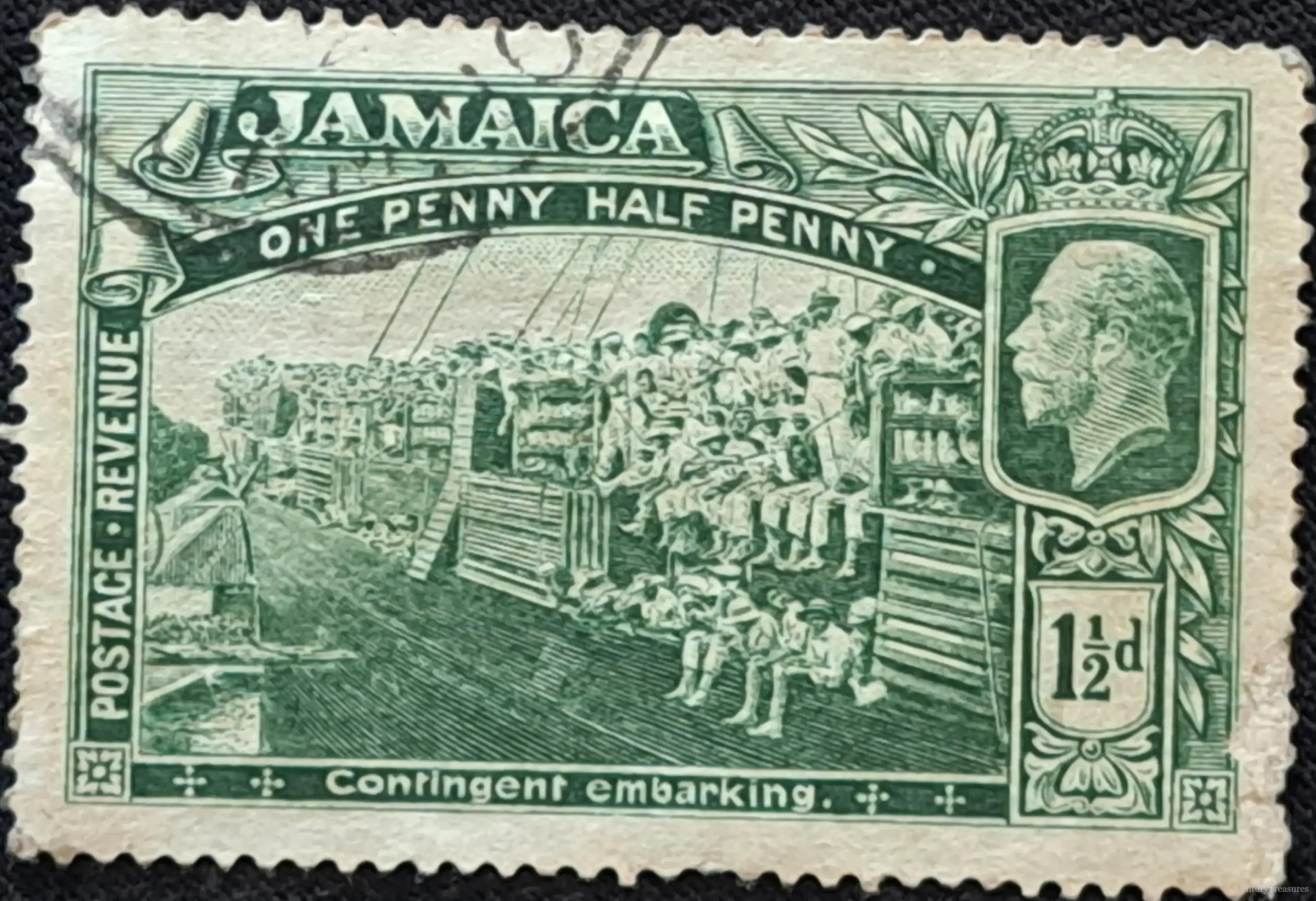 Jamaica Contingent Embarking