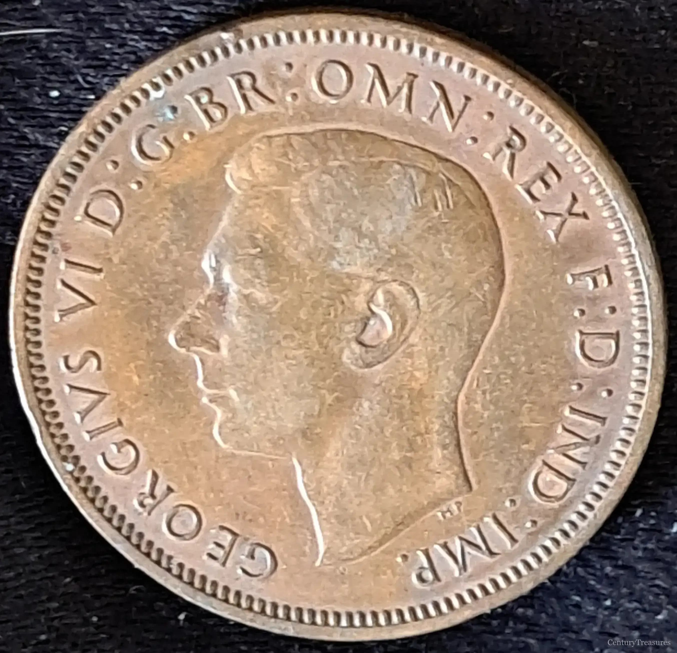 UK 1939 Half Penny