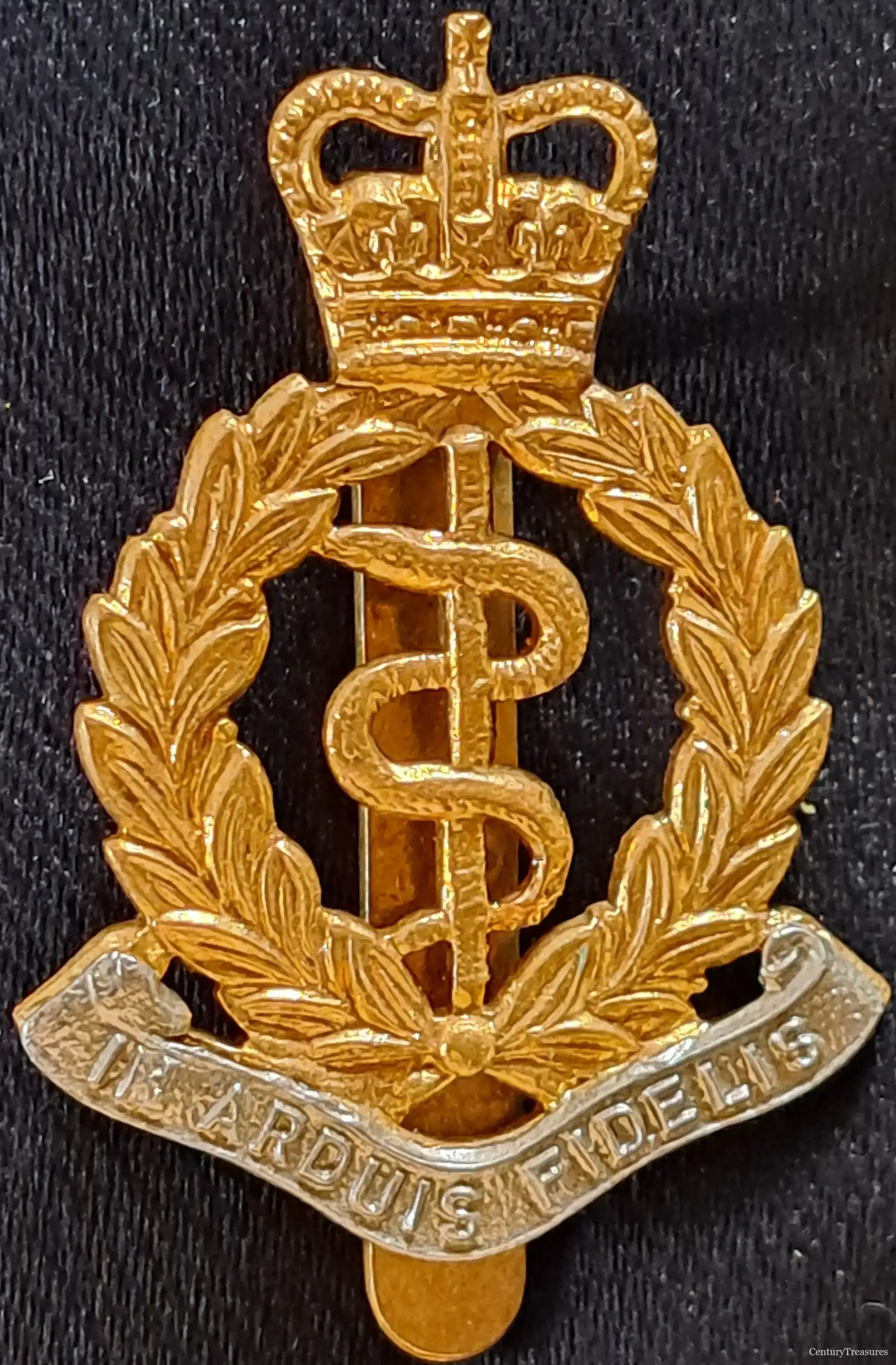 Royal Army Medical Corps QC Cap Badge