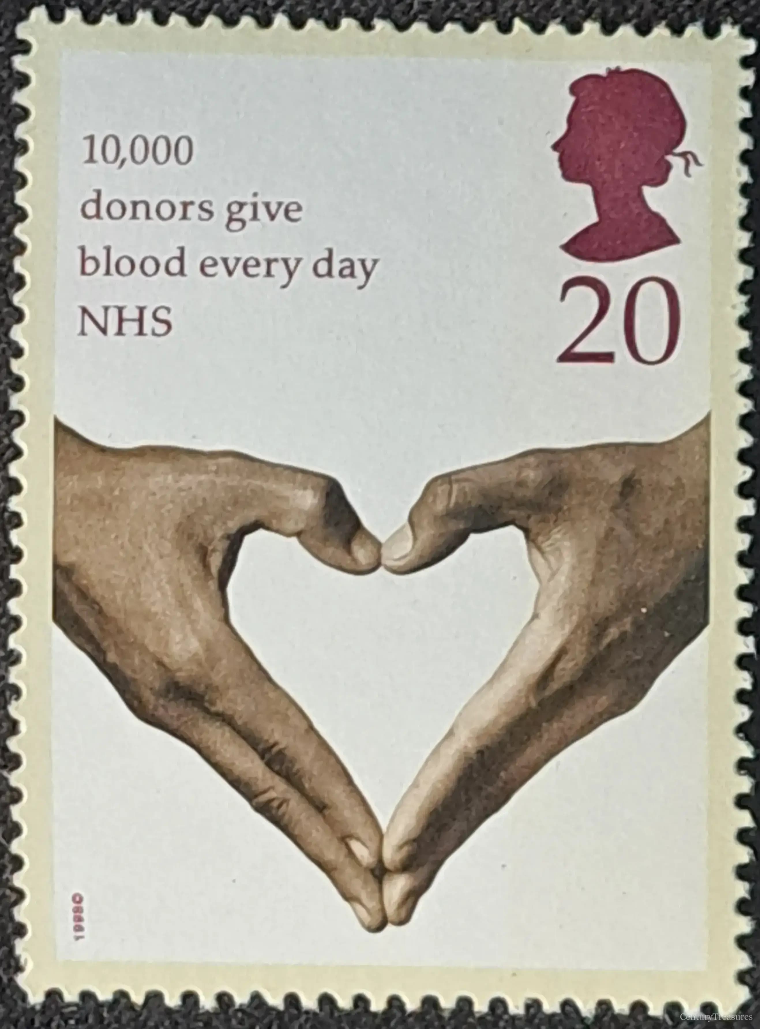 Royal Mail NHS 50th Anniversary Blood Donor