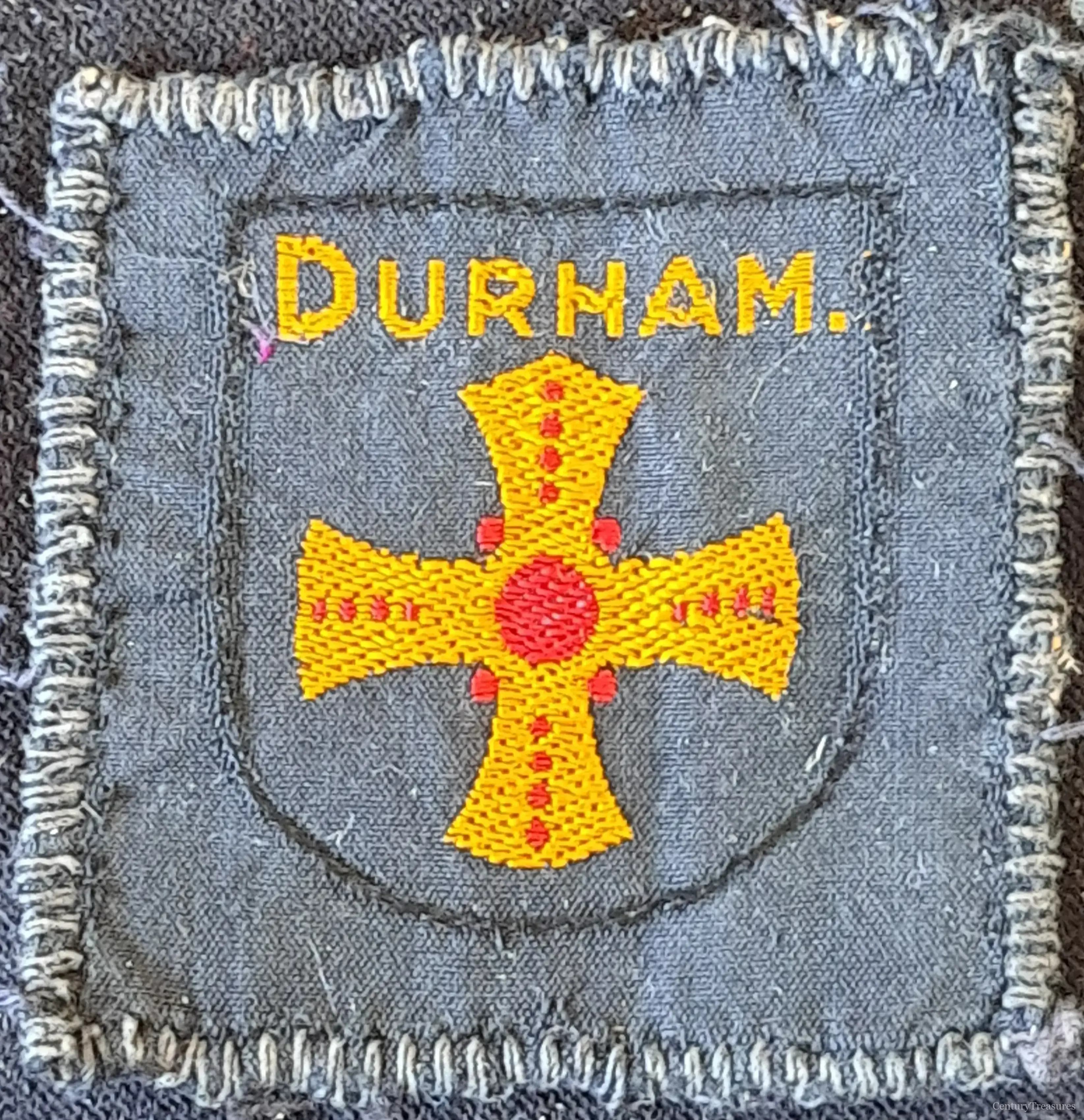 Durham Woven Scout District Cloth Badge