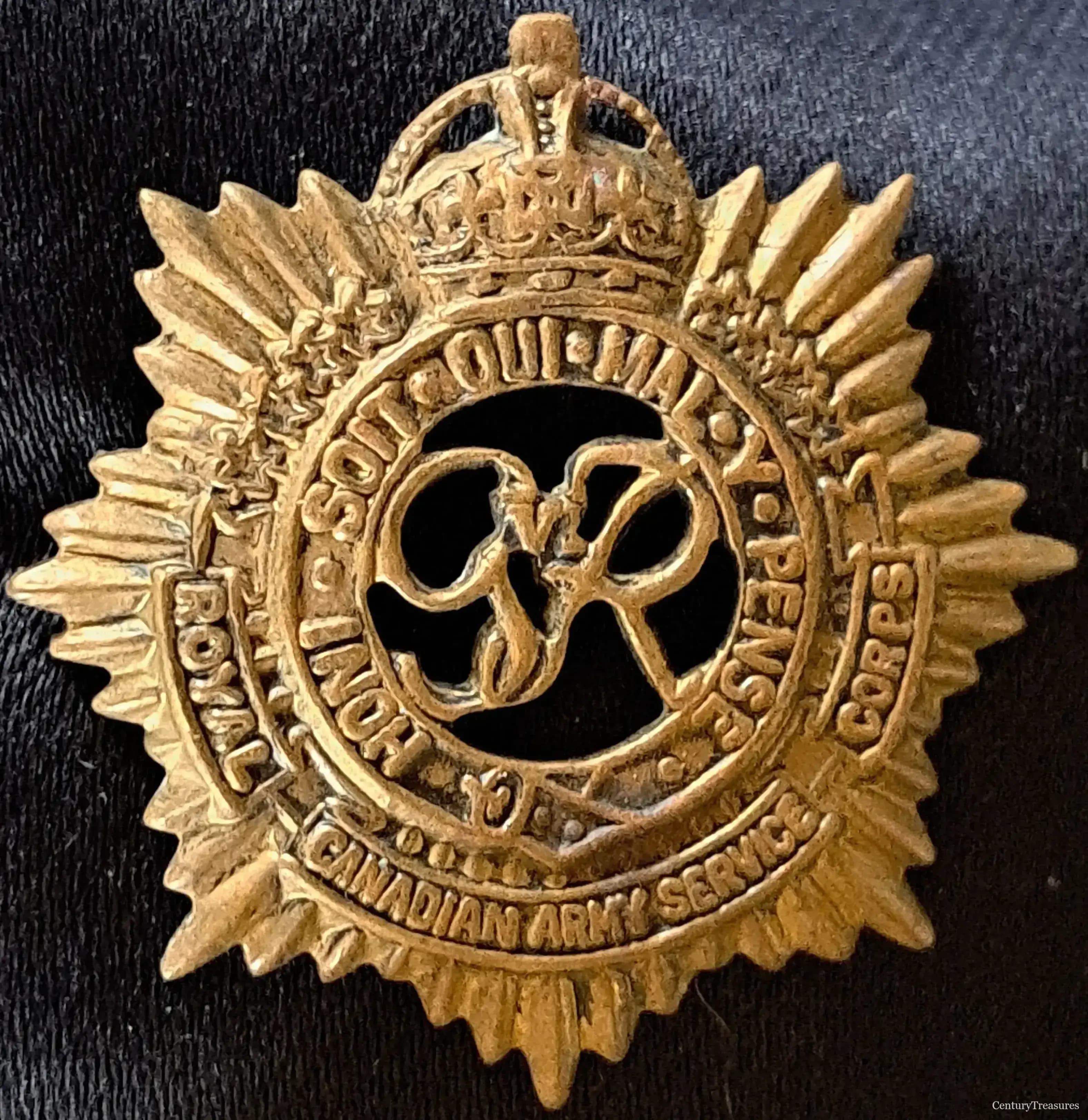 Royal Canadian Army Service Corps Cap Badge