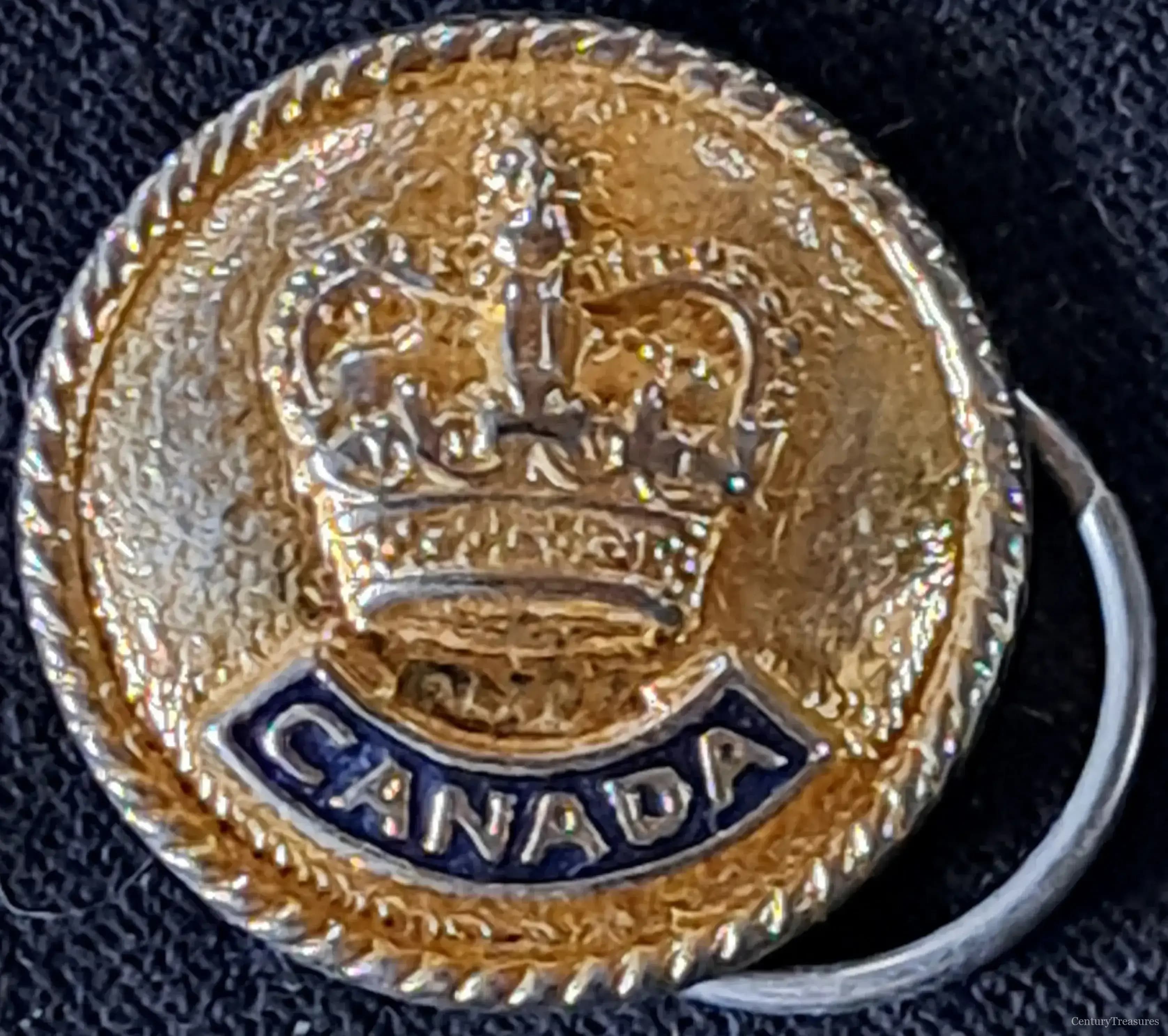 Canada General Service Uniform Button 