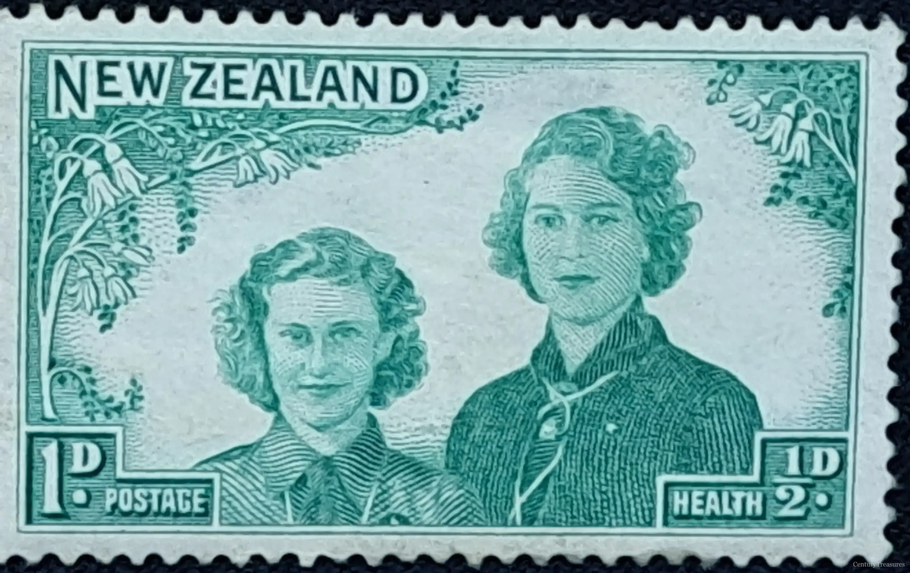 Wartime Royal Sisters Health Semi-Postal