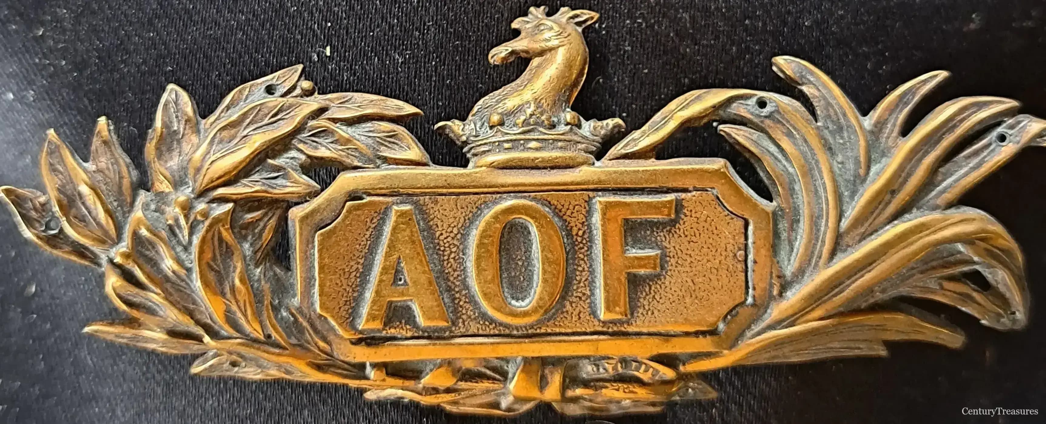 Ancient Order of Foresters Sash Plate