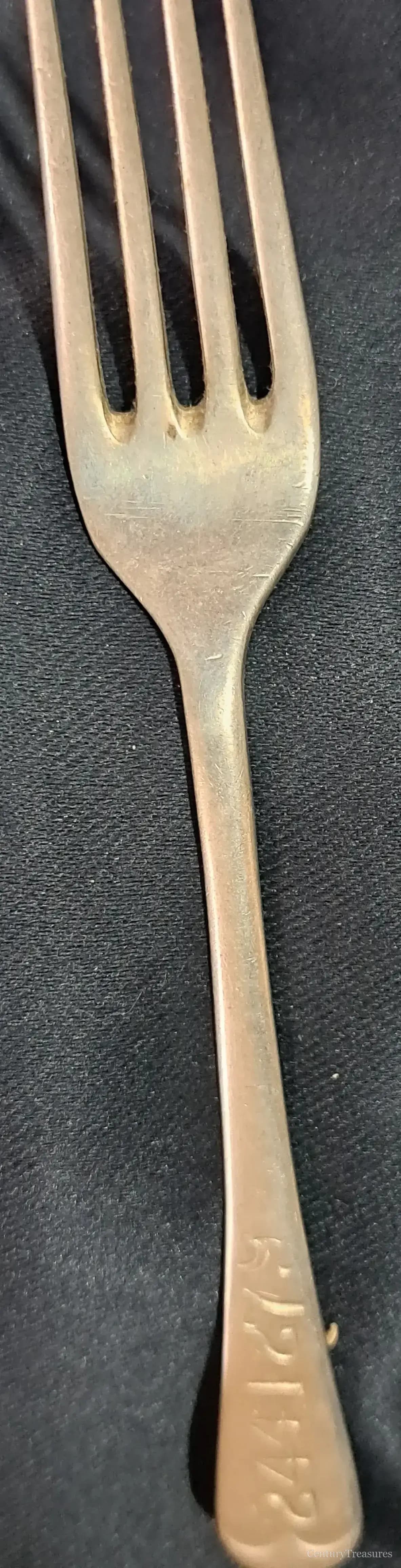 WWII British Dixon Broad Arrow Mess Fork