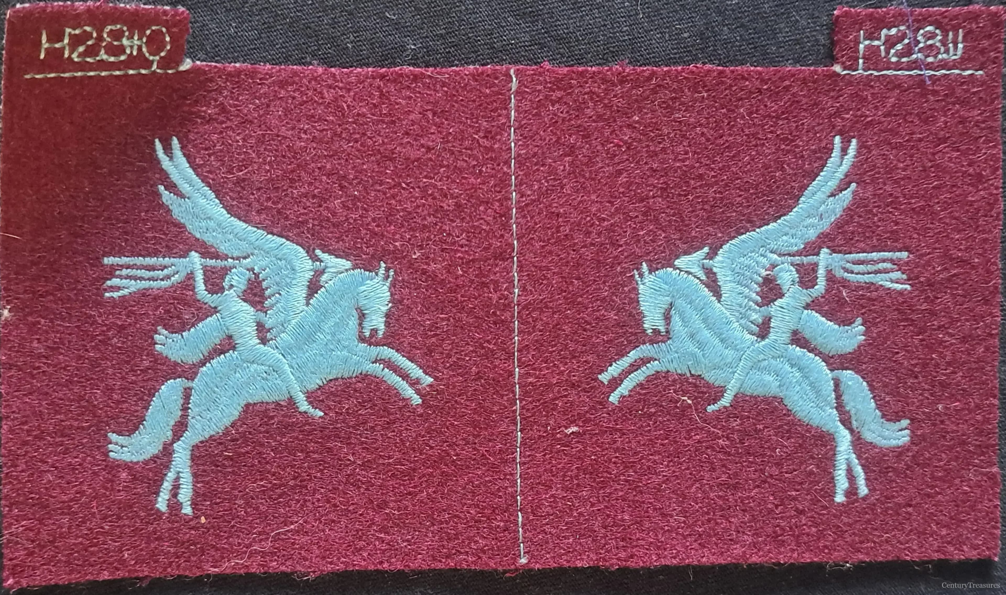 British Airborne Forces Sleeve Insignia Uncut Pair