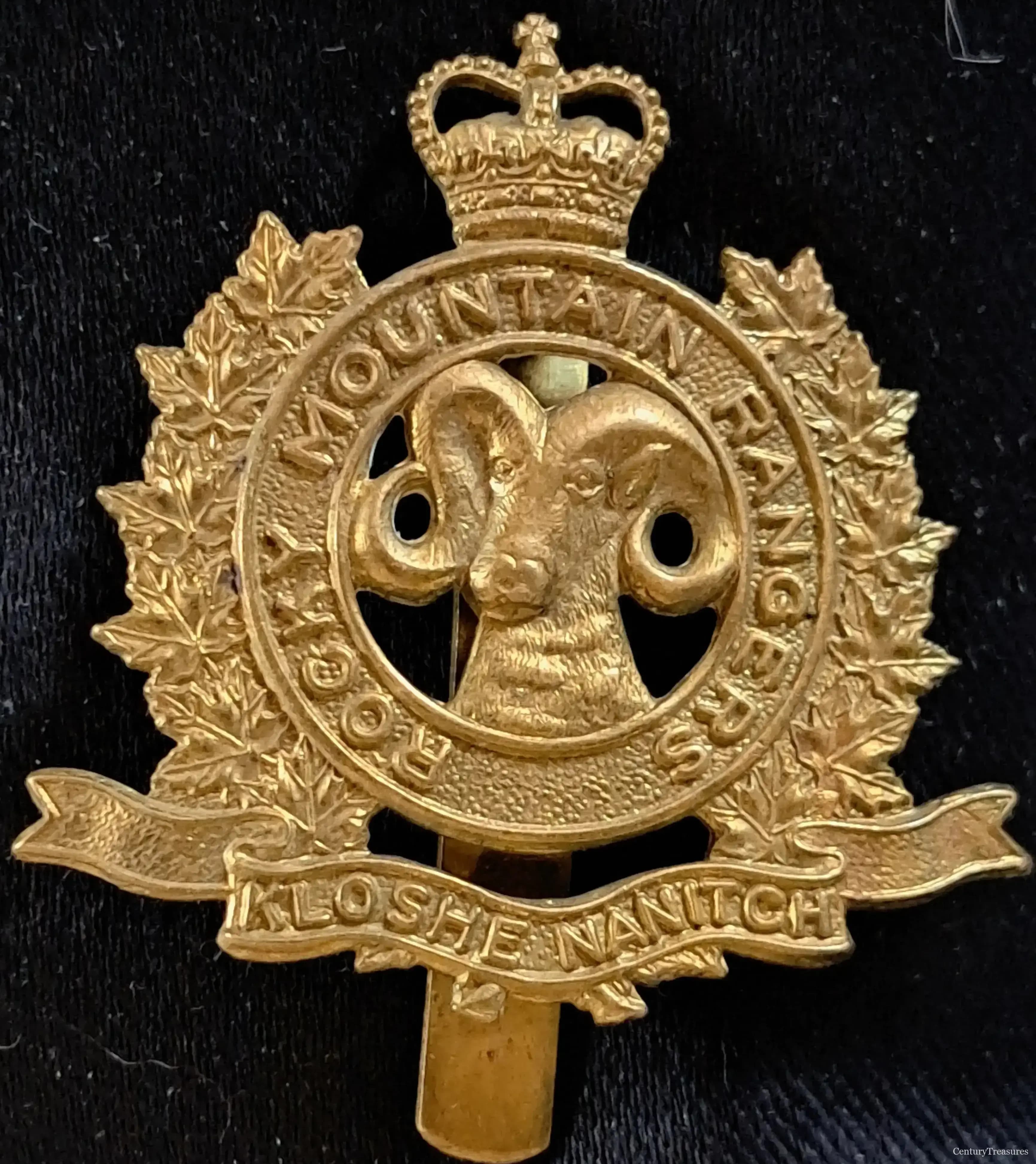 Rocky Mountain Rangers Cap Badge