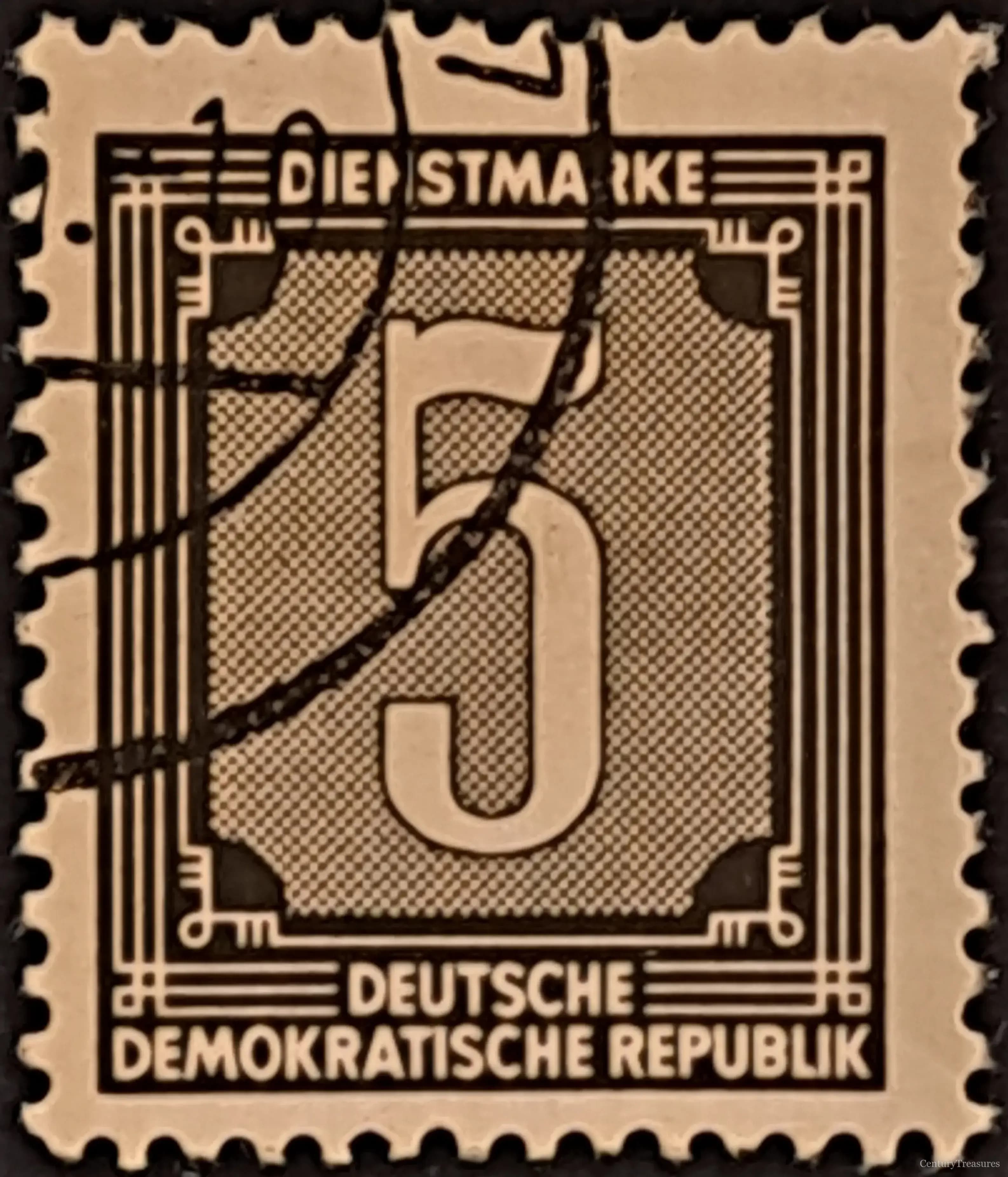East German Administrative "Digits" Official