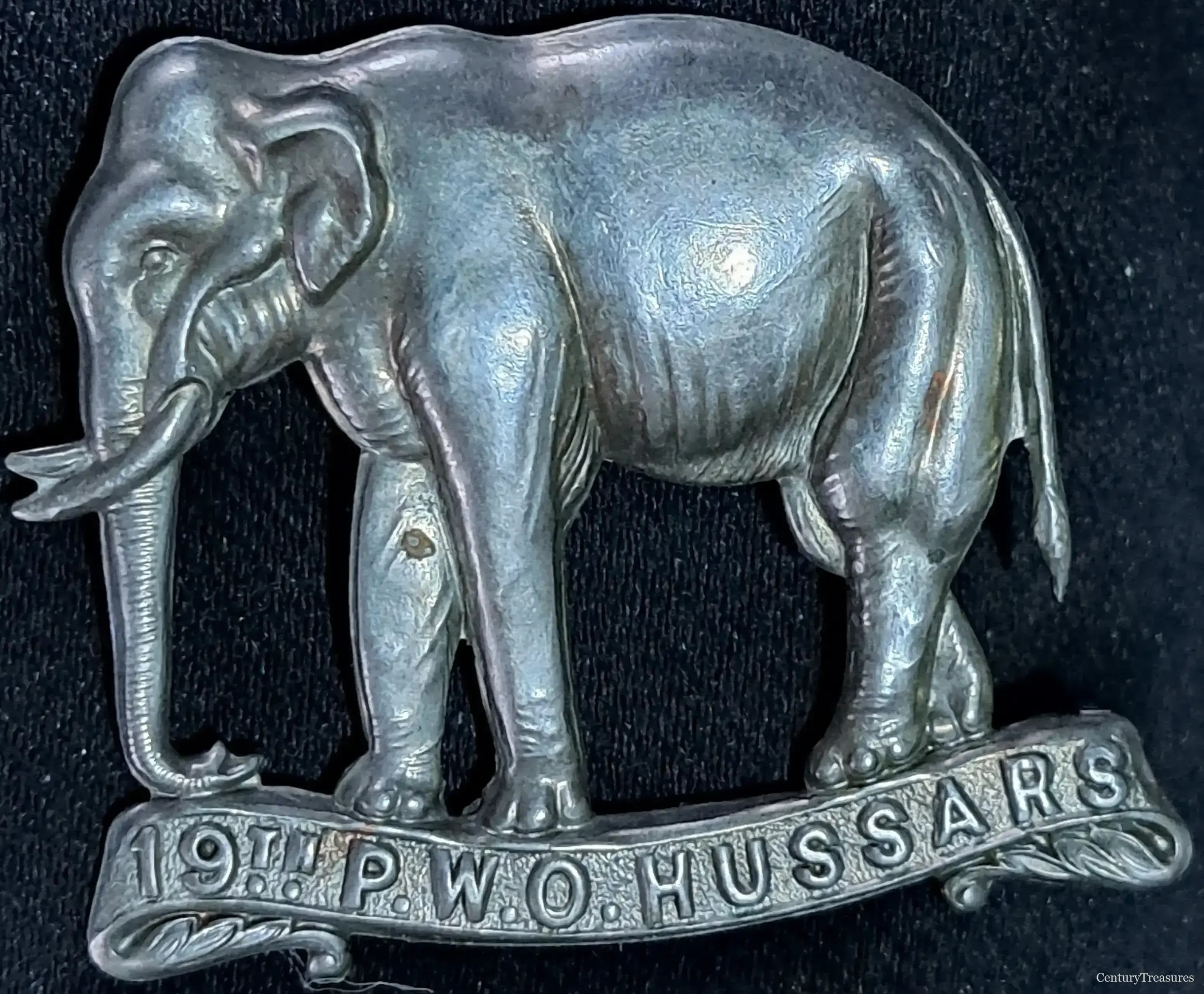 19th (Princess of Wales's Own) Hussars Cap Badge