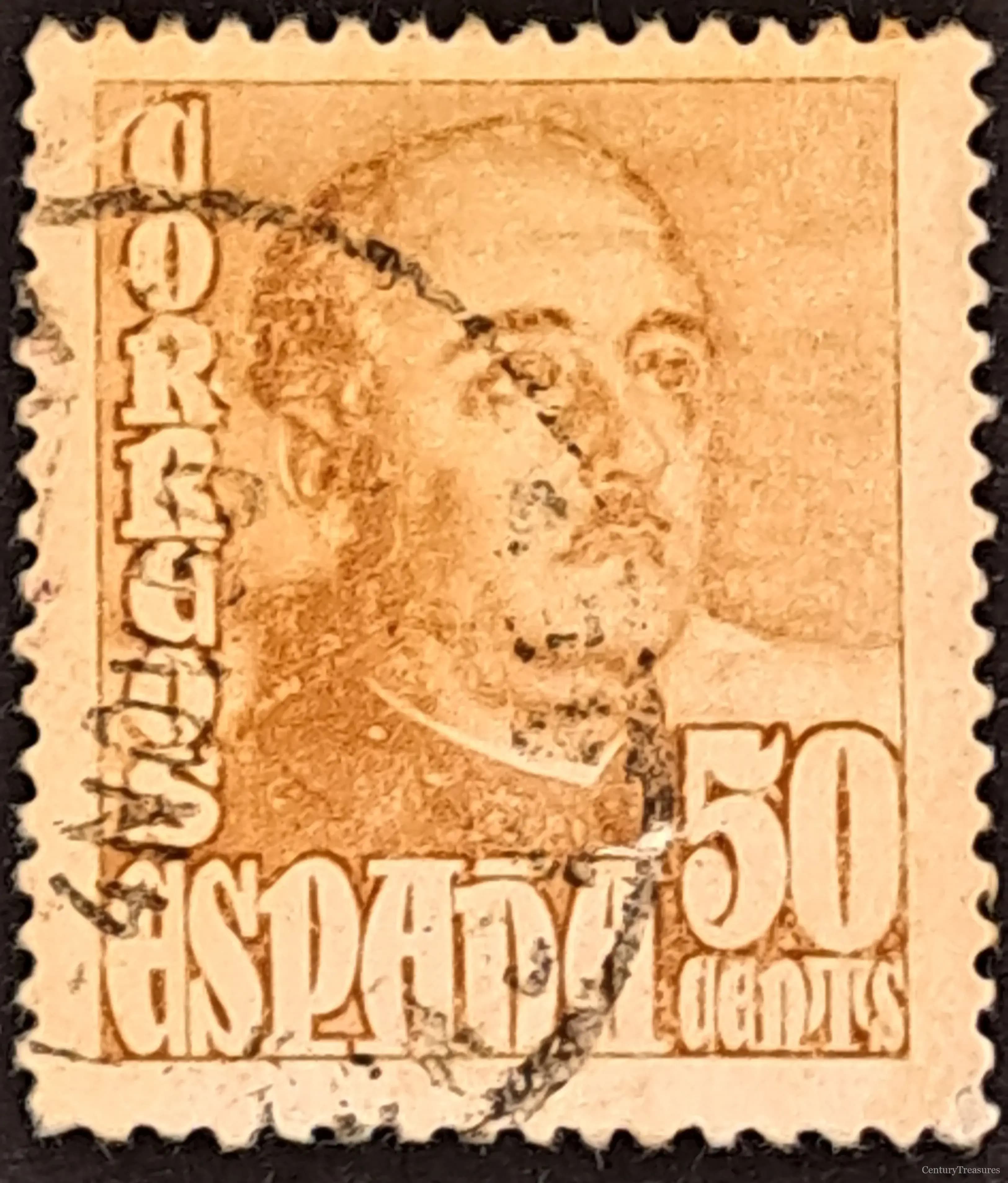 General Francisco Franco Definitive Stamp