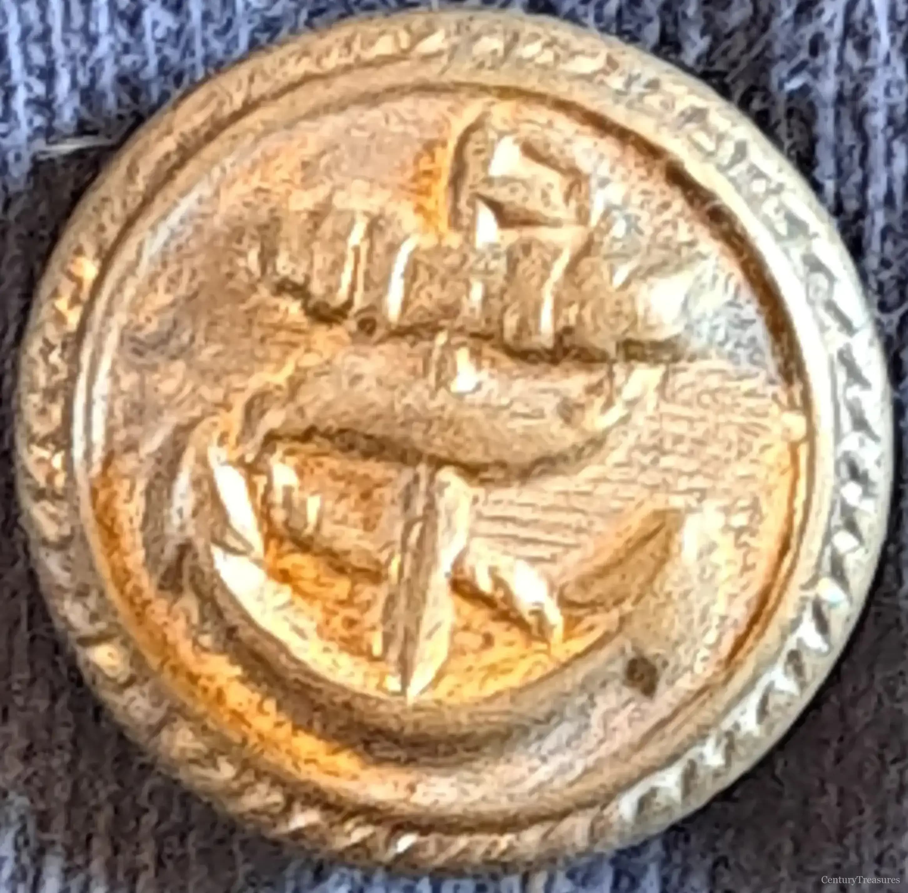 Gilt Brass Nautical Blazer Button