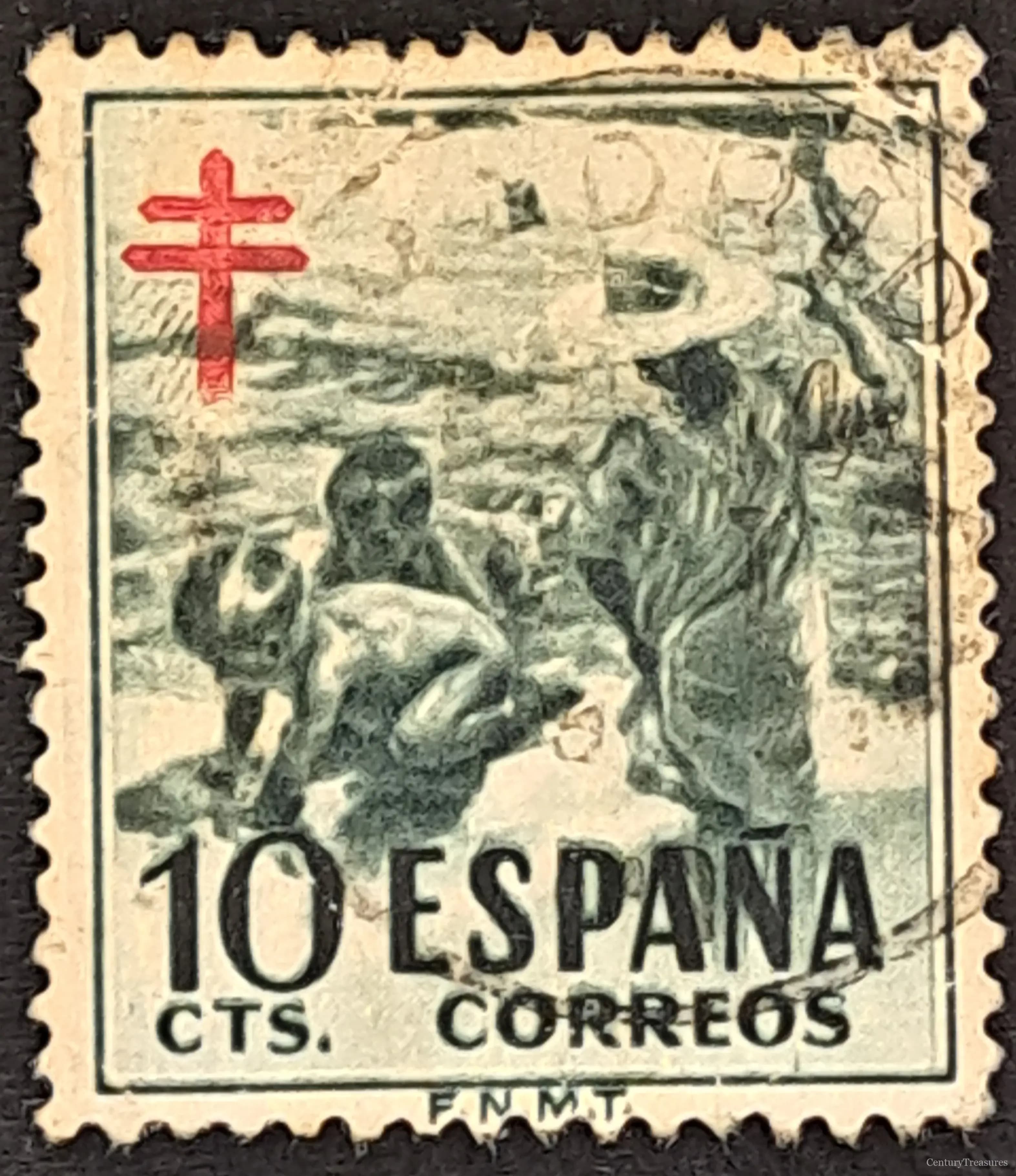 Spain Sorolla Anti-Tuberculosis Postal Tax Stamp