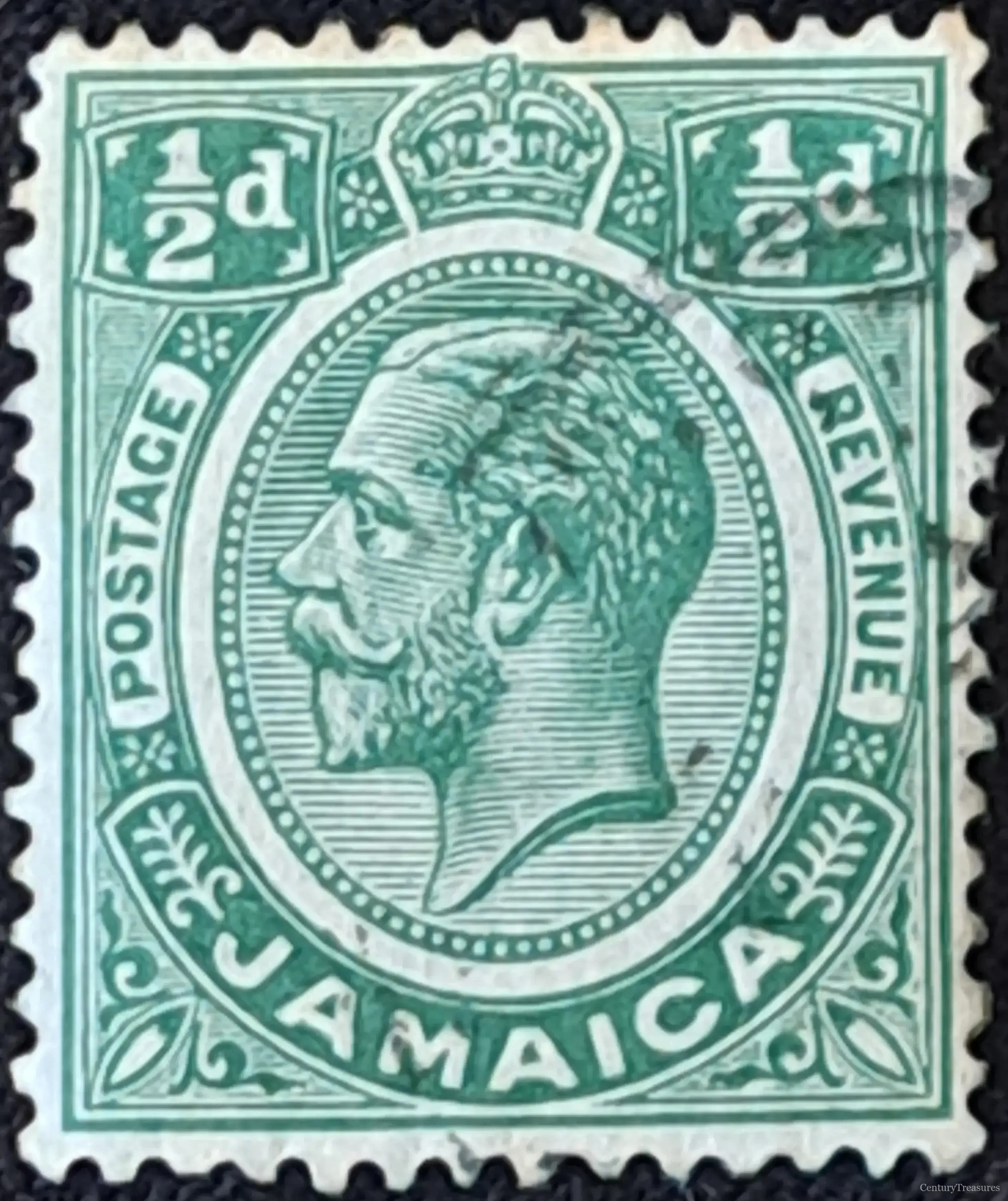 Jamaica King George V Halfpenny Green