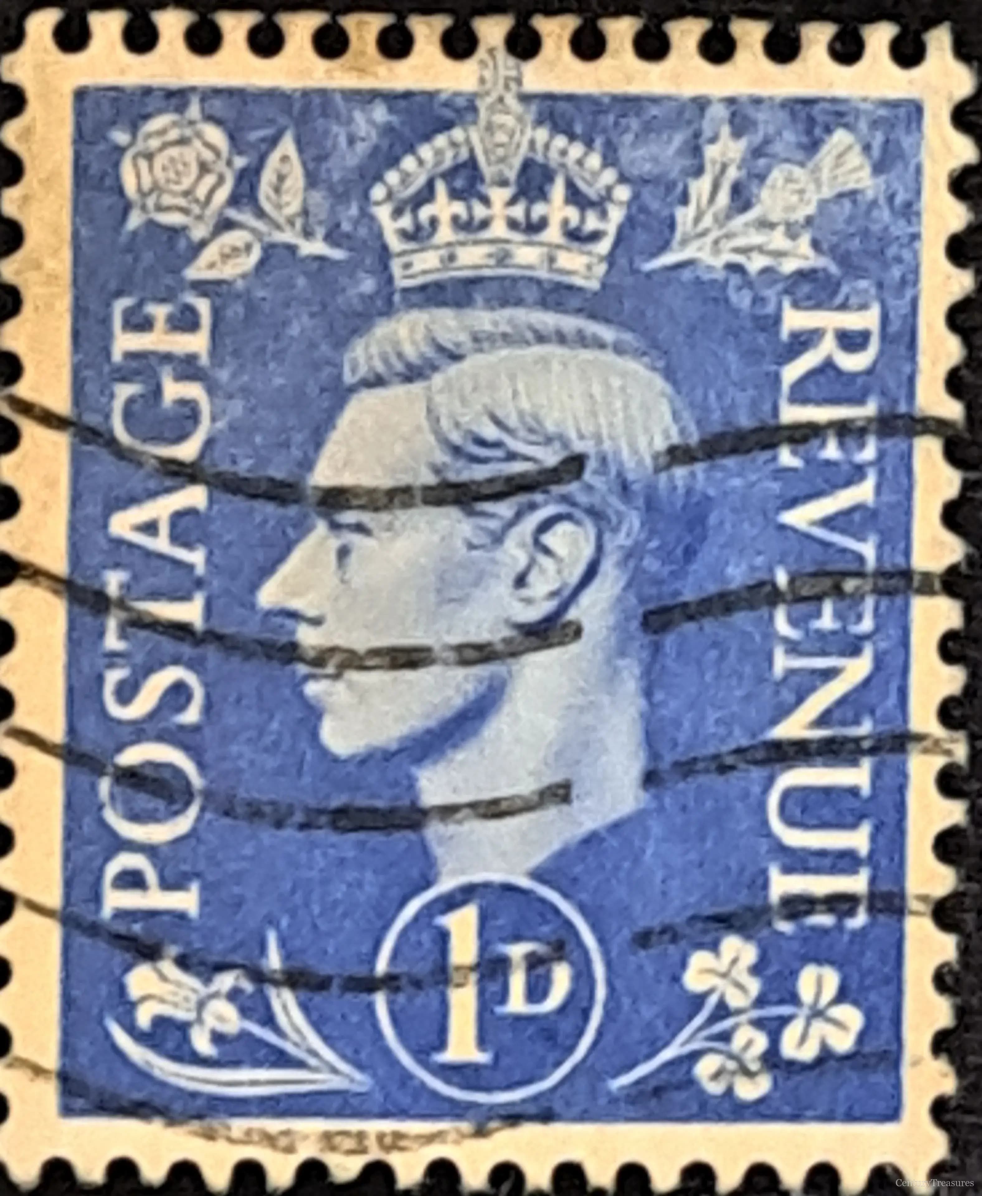 UK King George VI Ultramarine