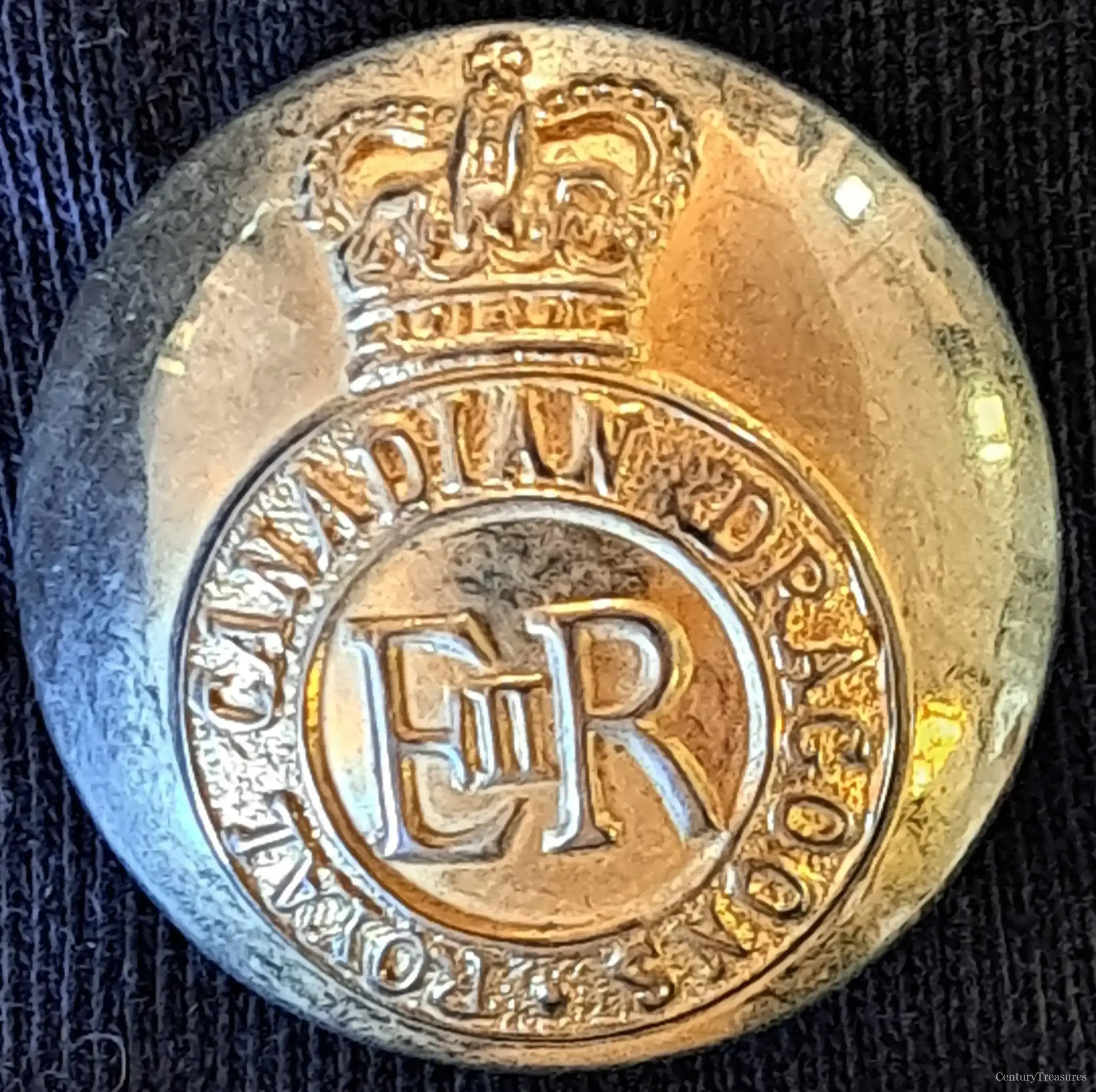 Royal Canadian Dragoons Uniform Button
