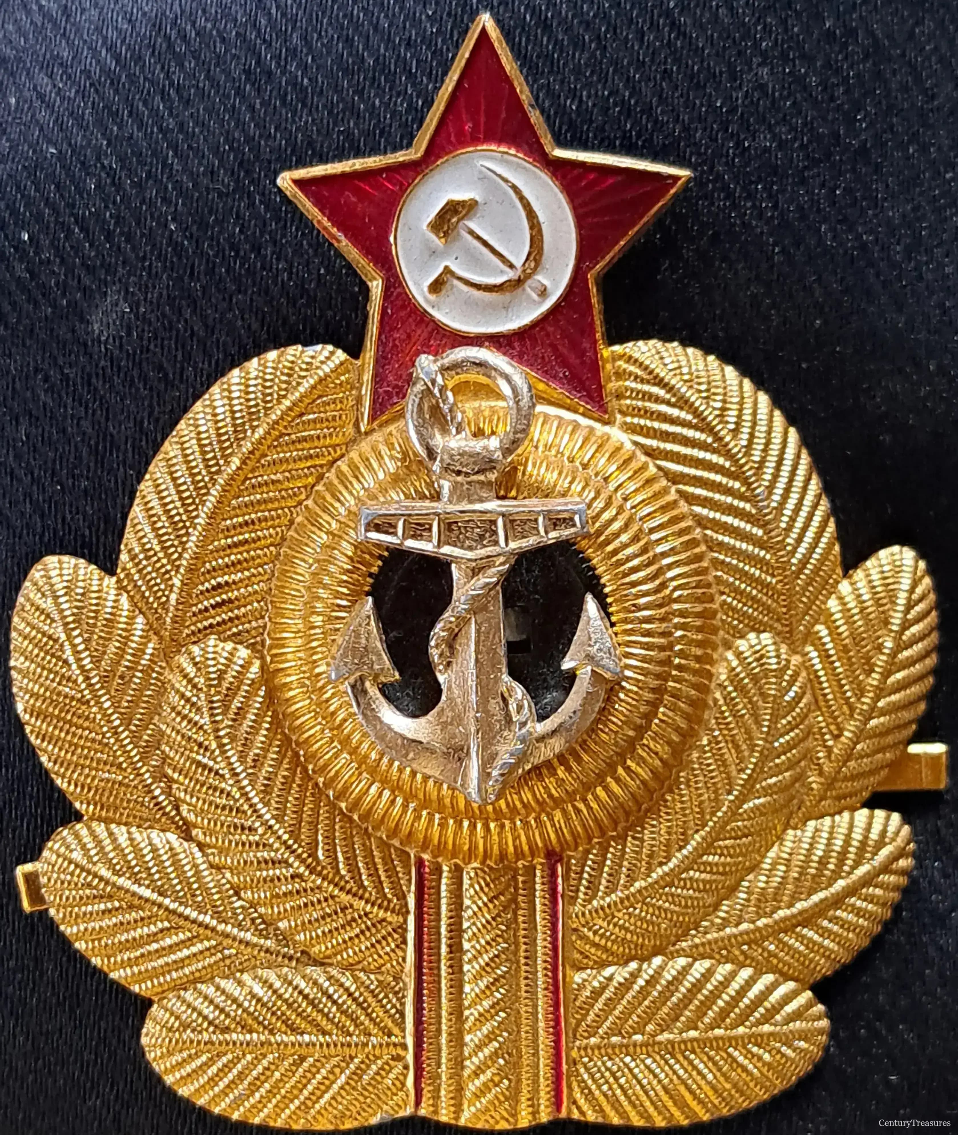 Soviet Navy Officers Cockade Badge