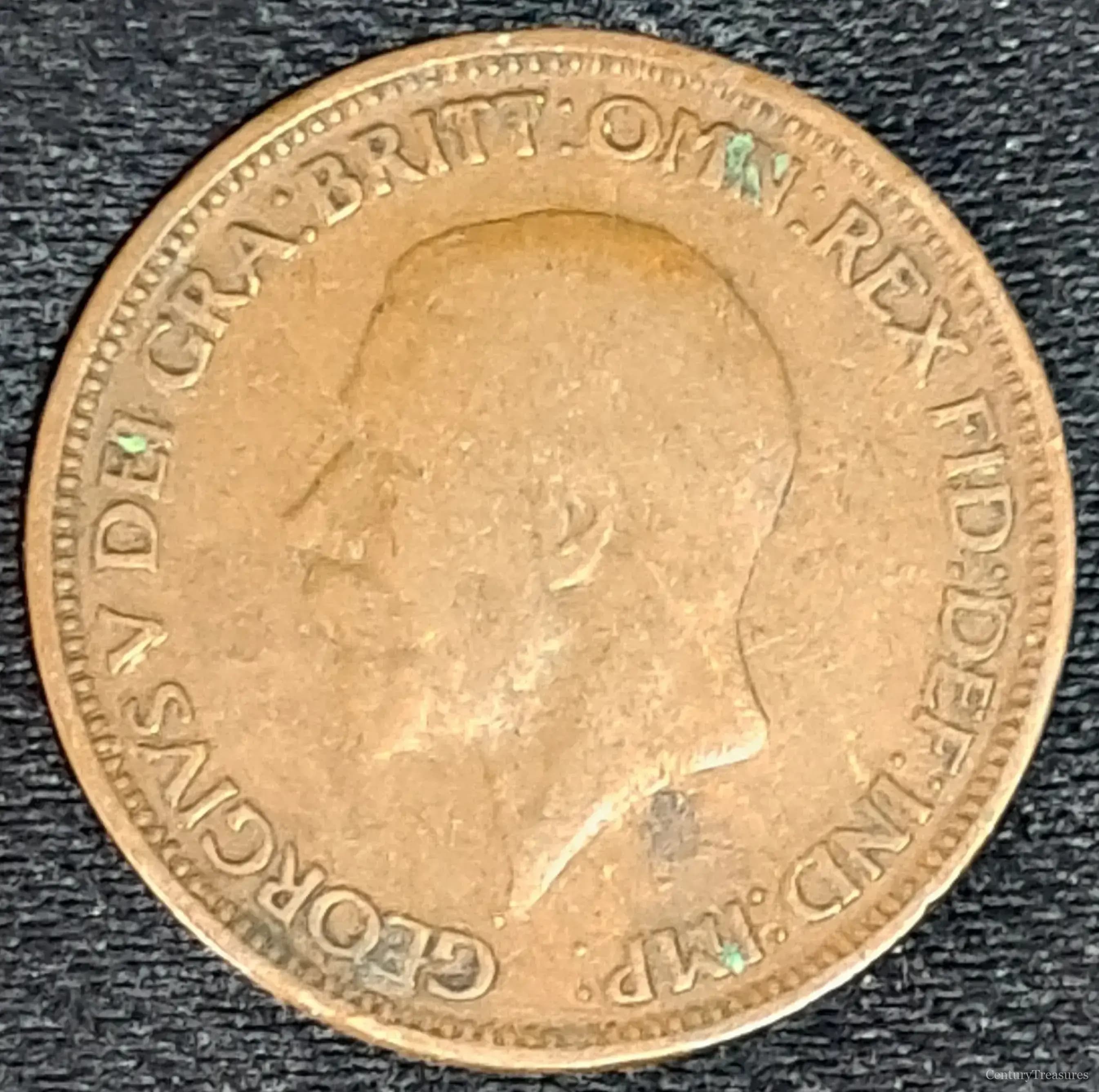 UK 1910 Half Penny