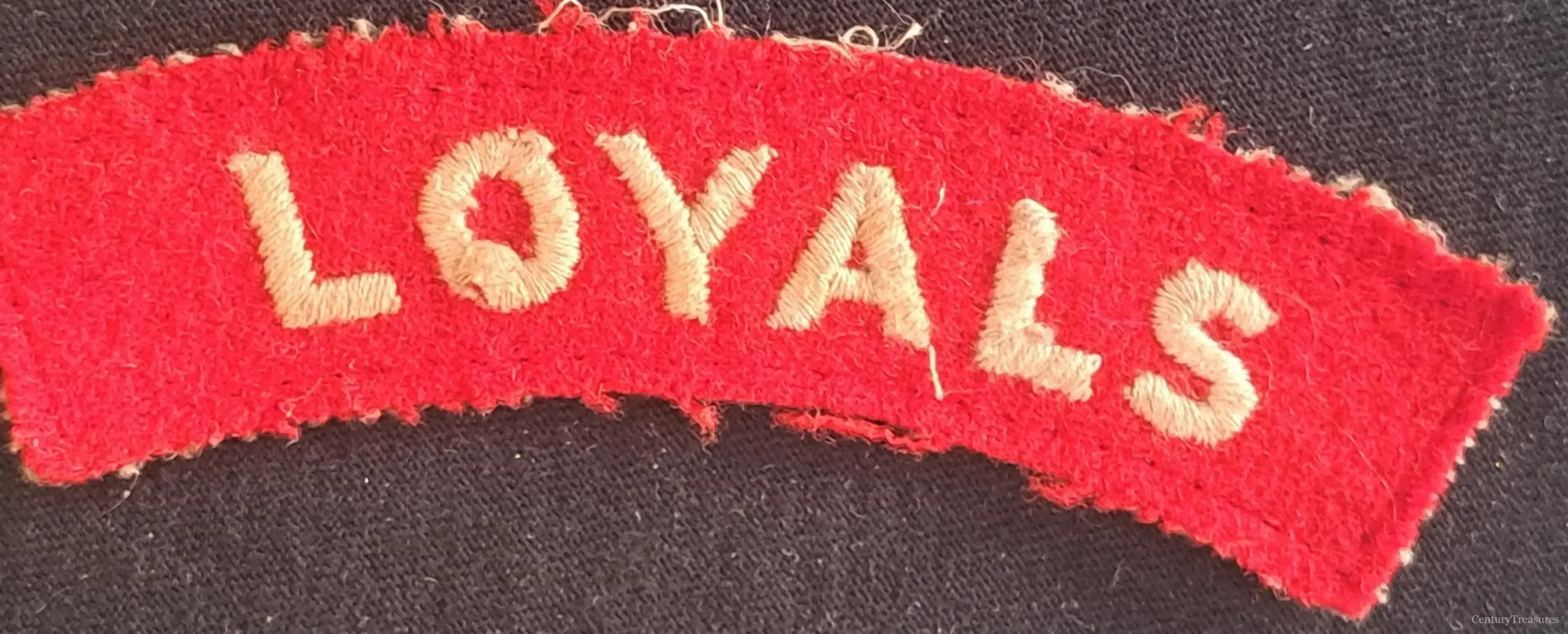 The Loyal Regiment Cloth Shoulder Title