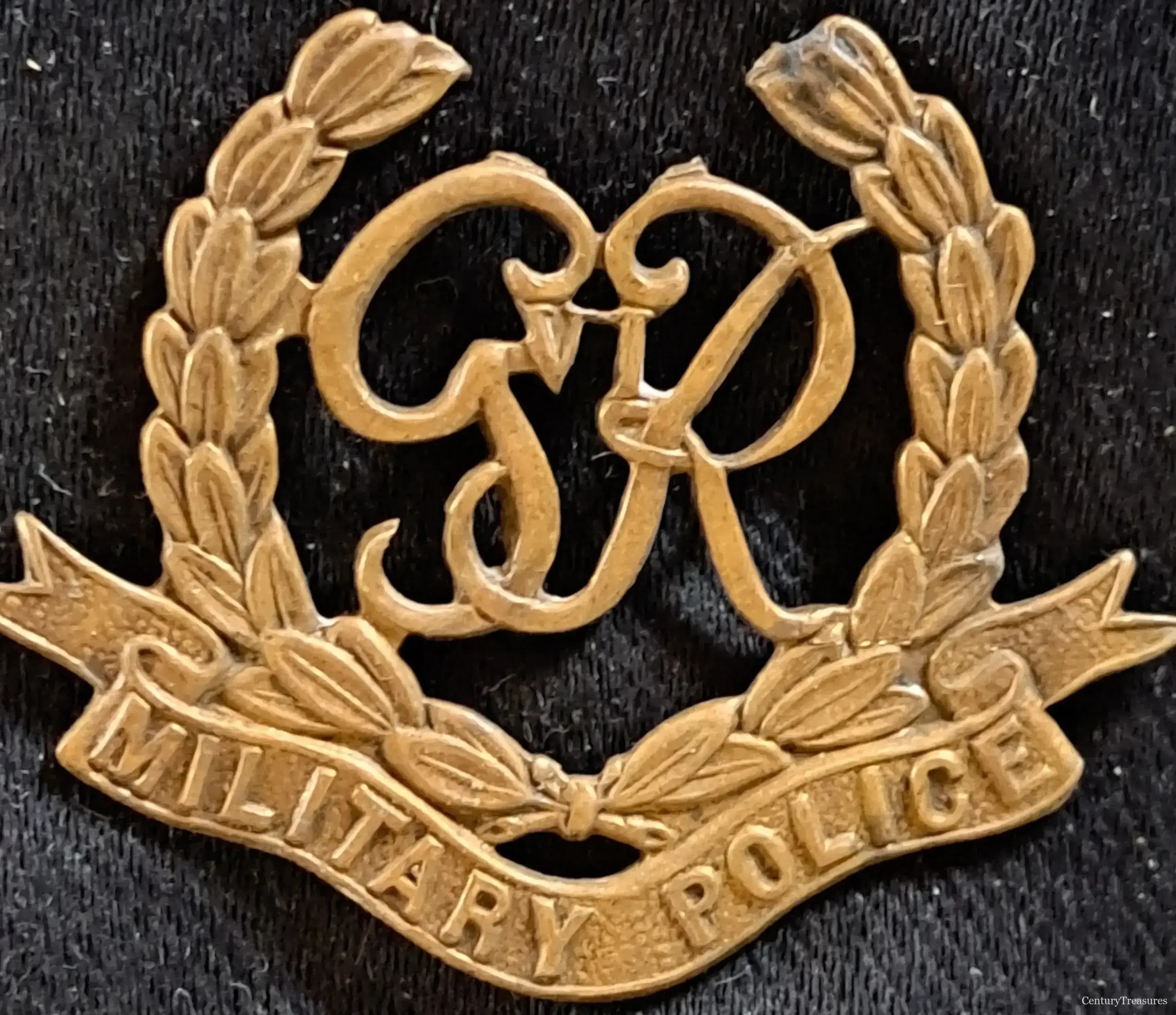 Royal Military Police King George VI Cap Insignia
