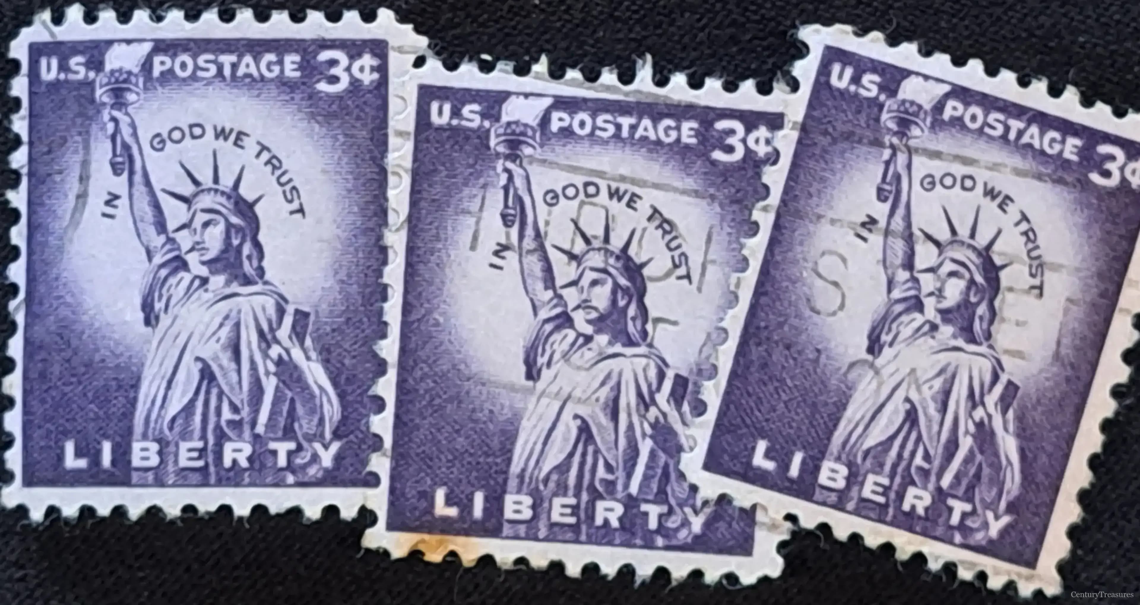 US 3¢ Statue of Liberty Booklet Stamps