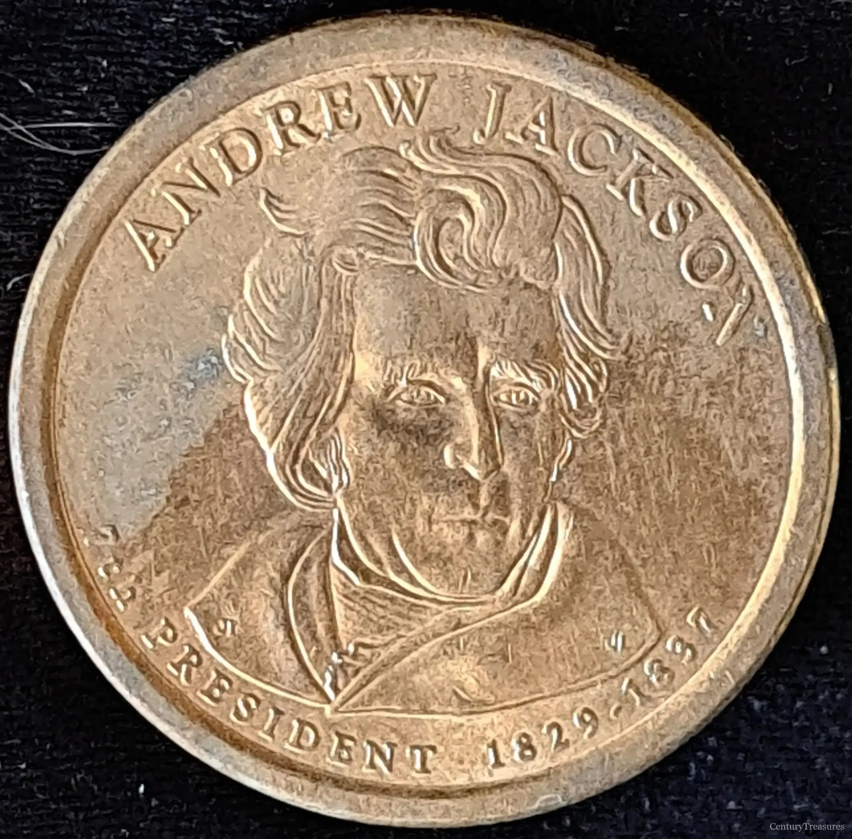 US One Dollar Andrew Jackson