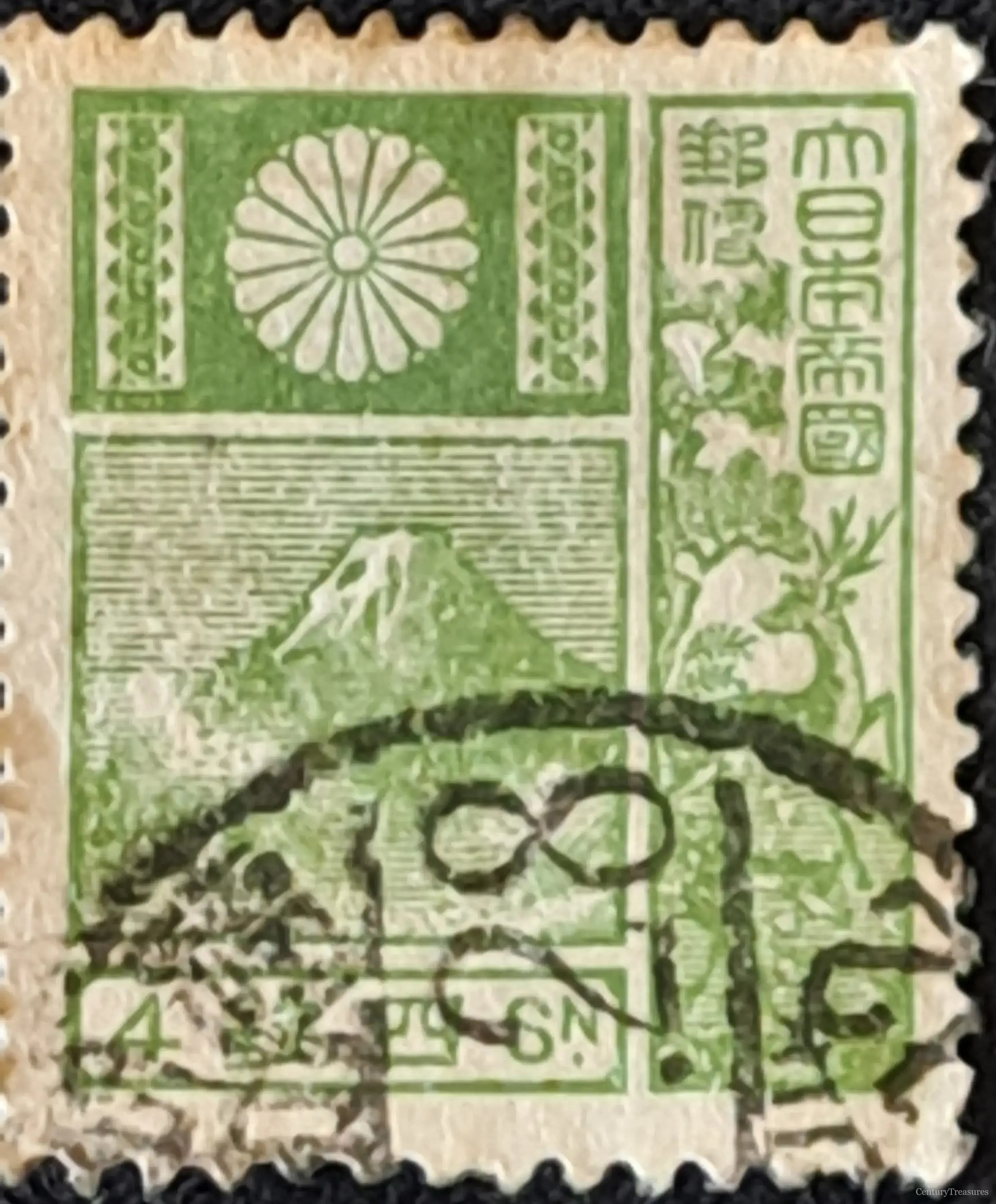 Japan Mount Fuji and Deer Definitive