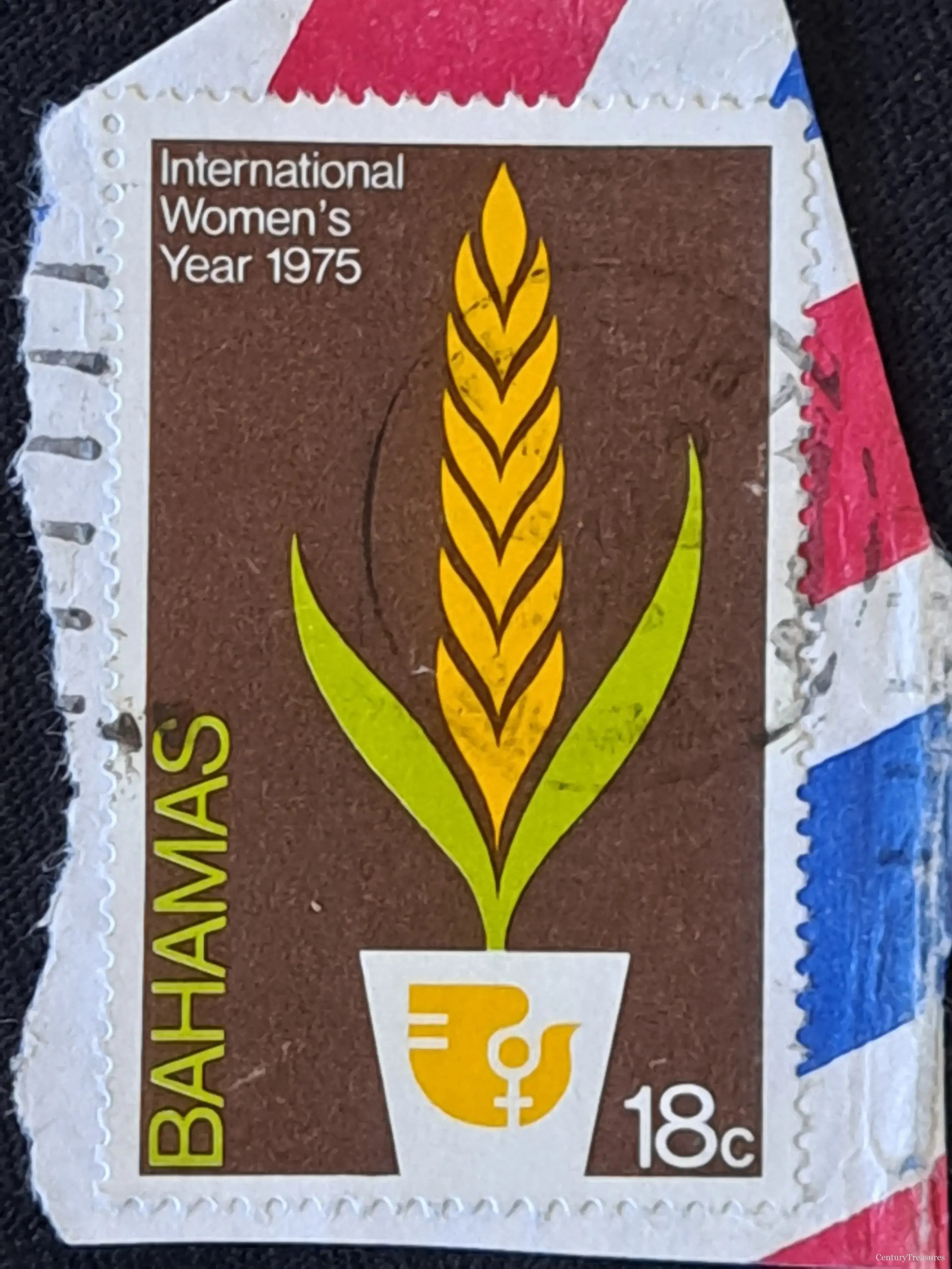Bahamas International Women's Year Stamp